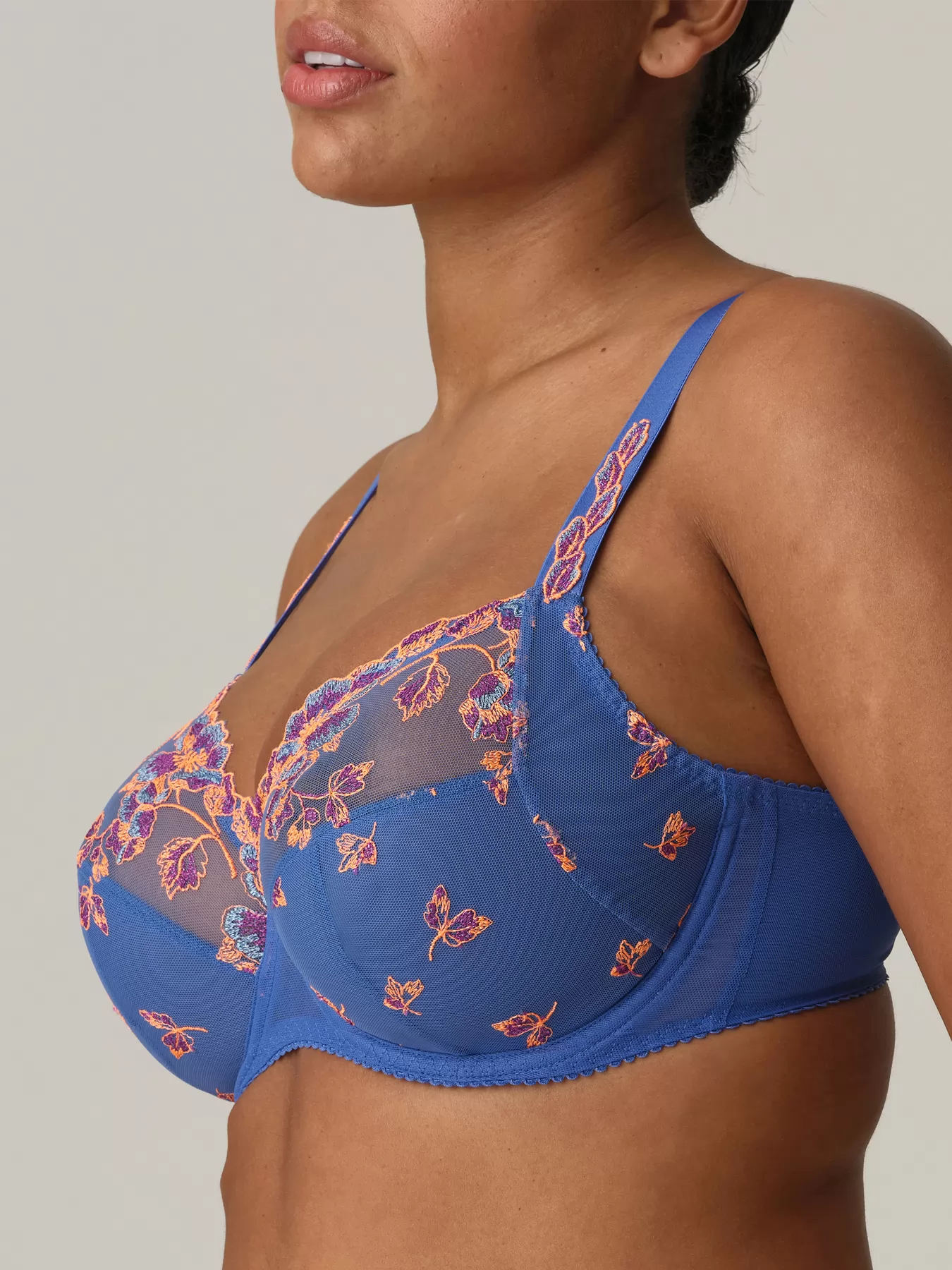 Pomarańczowy, wielobarwny, niebieski Biustonosz PrimaDonna Lenca 163460 - zdjęcie 3