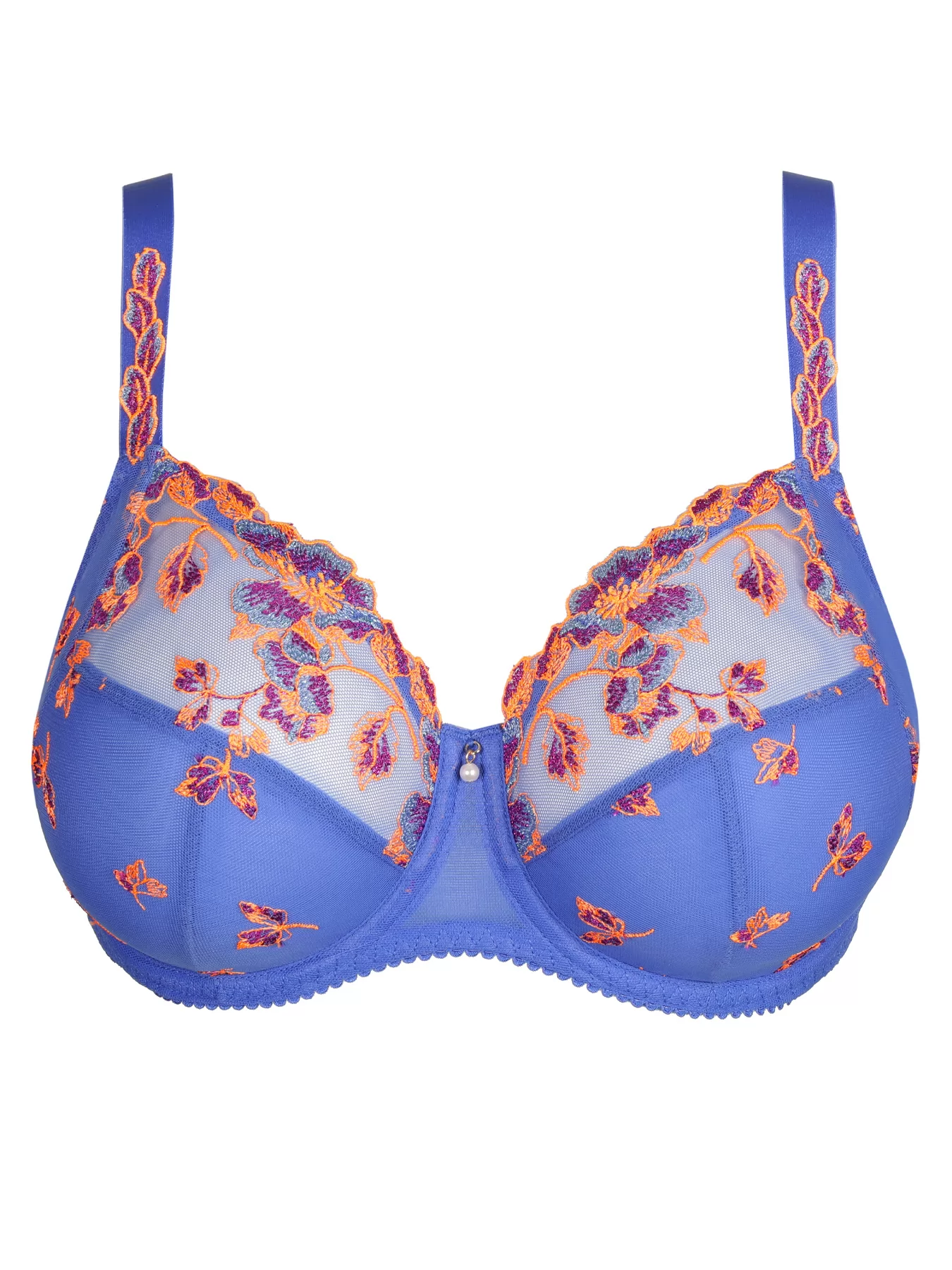 Pomarańczowy, wielobarwny, niebieski Biustonosz PrimaDonna Lenca 163460 - zdjęcie 4