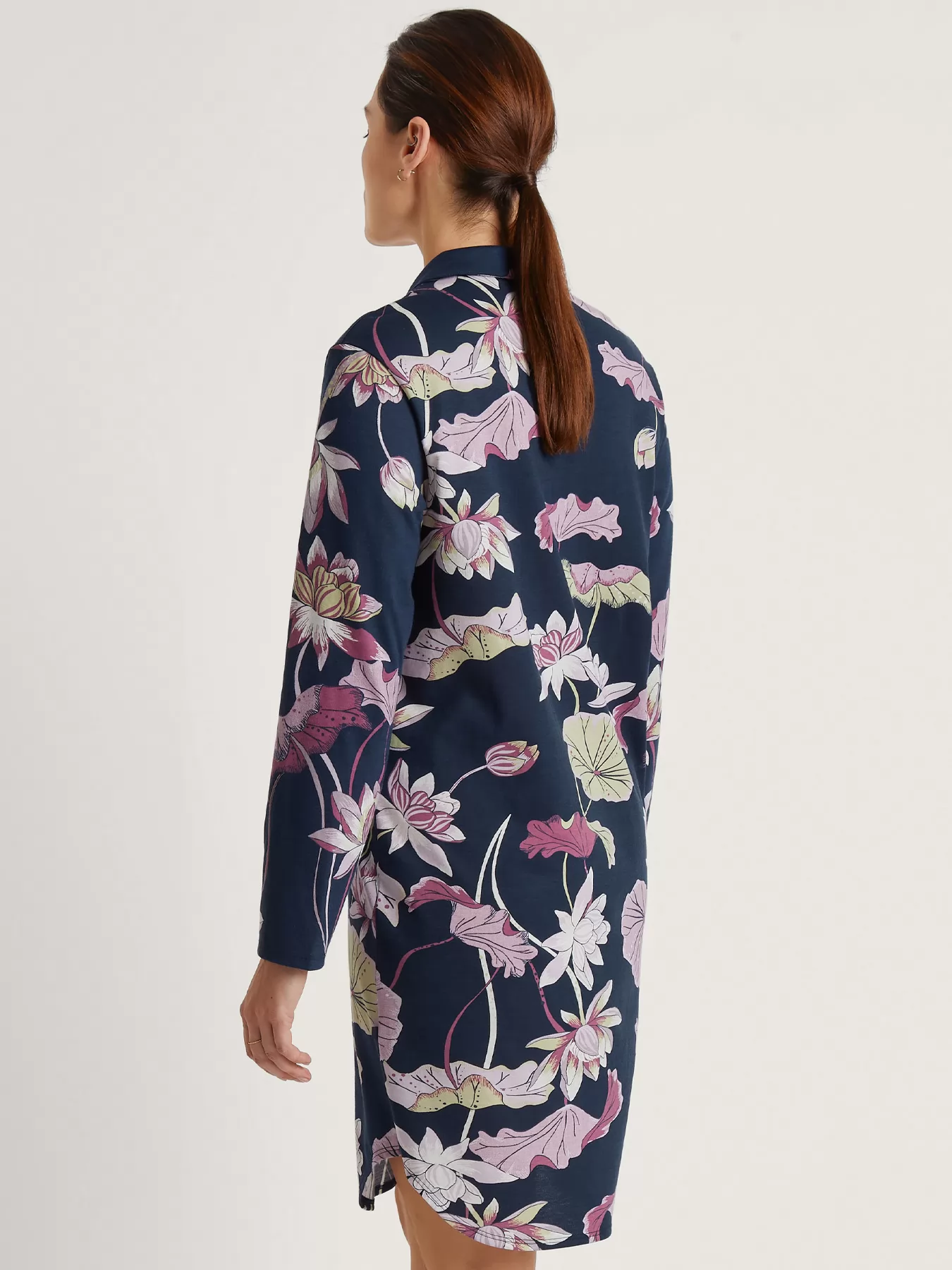 Fioletowy, granatowy, wielobarwny Koszula nocna Calida Favourites Glow 33035 - zdjęcie 2