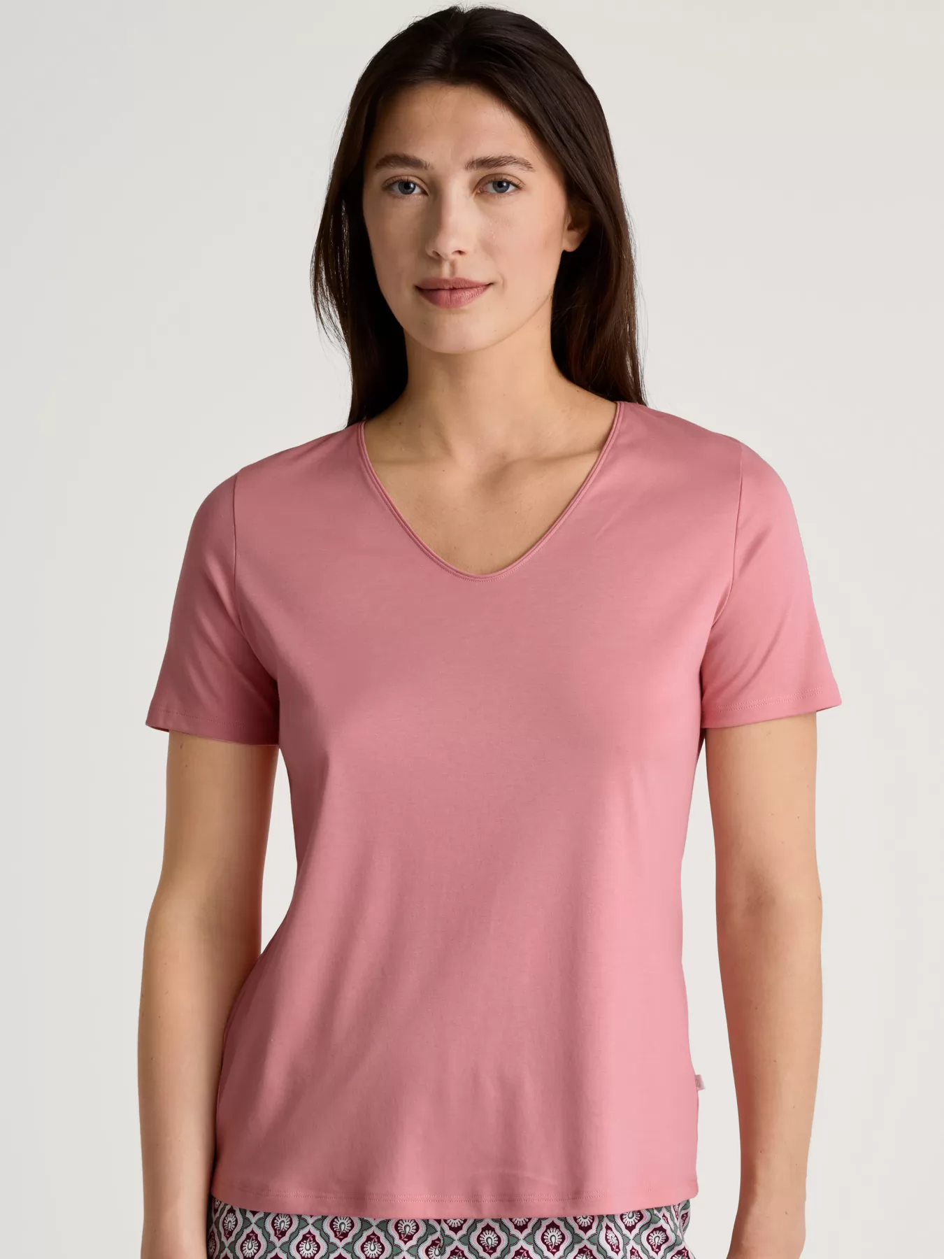 Różowy Koszulka damska Calida Favourites Harmony 14051 - zdjęcie 1