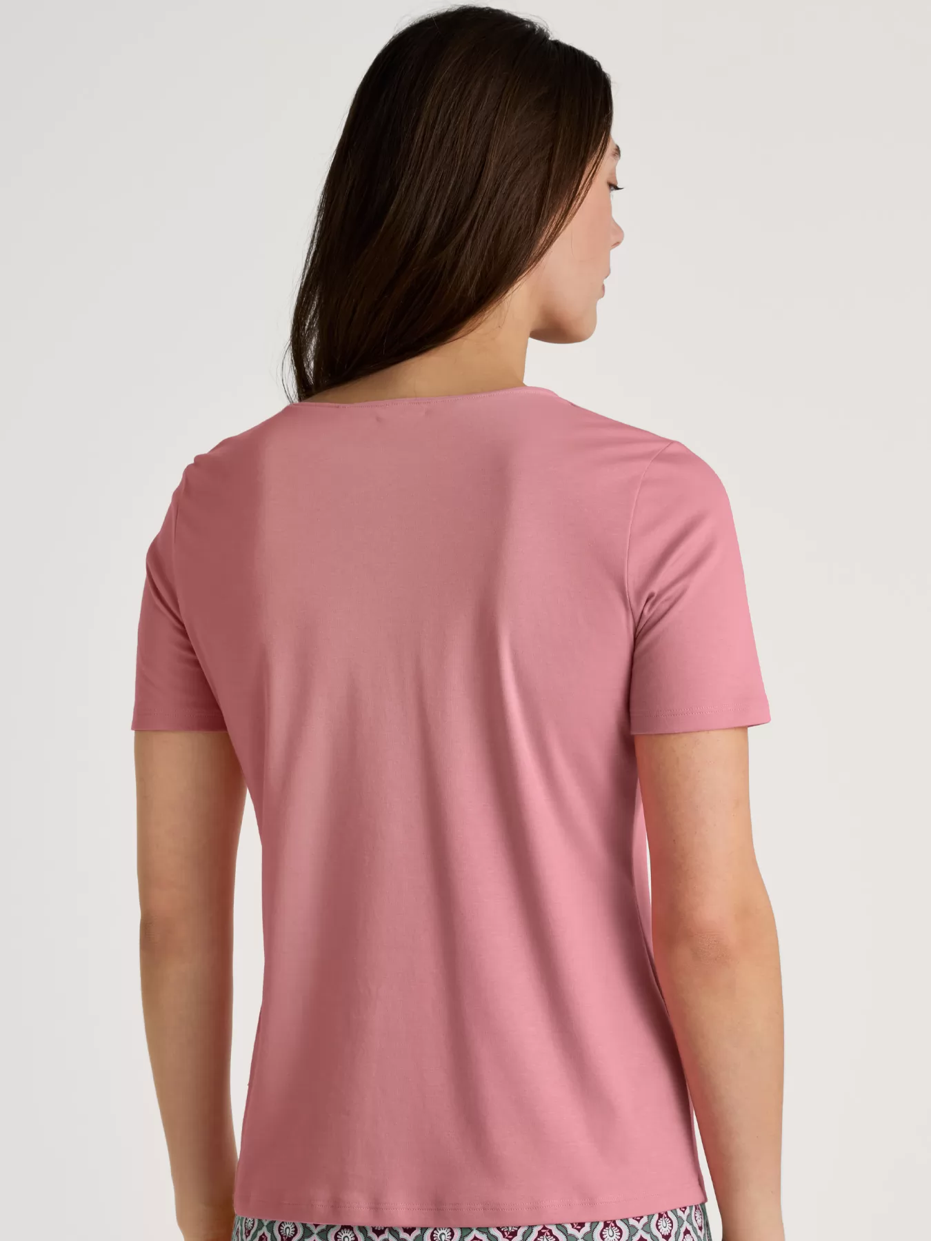 Różowy Koszulka damska Calida Favourites Harmony 14051 - zdjęcie 2