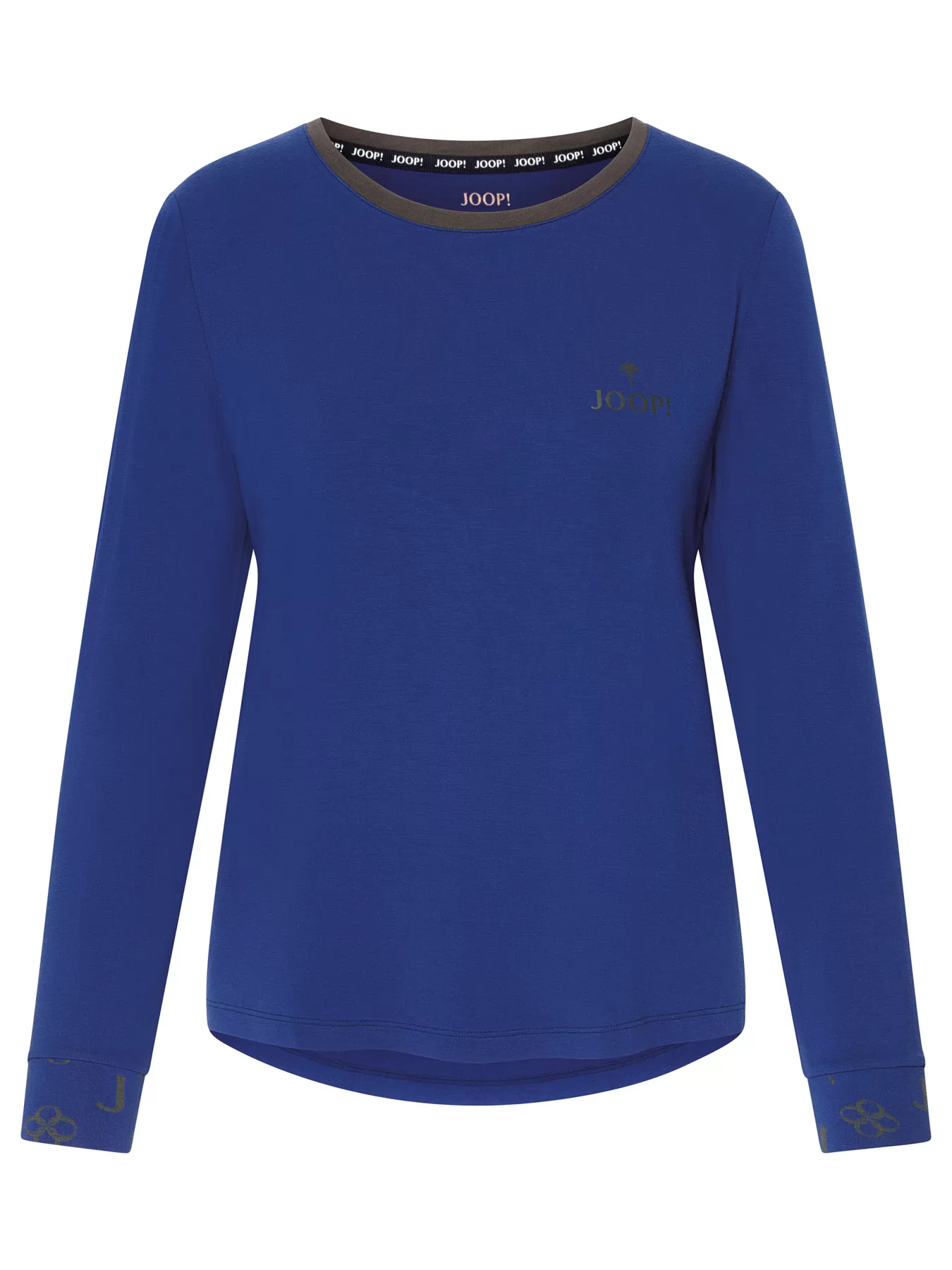 Granatowy, niebieski Koszulka damska JOOP! 642187 - zdjęcie 4