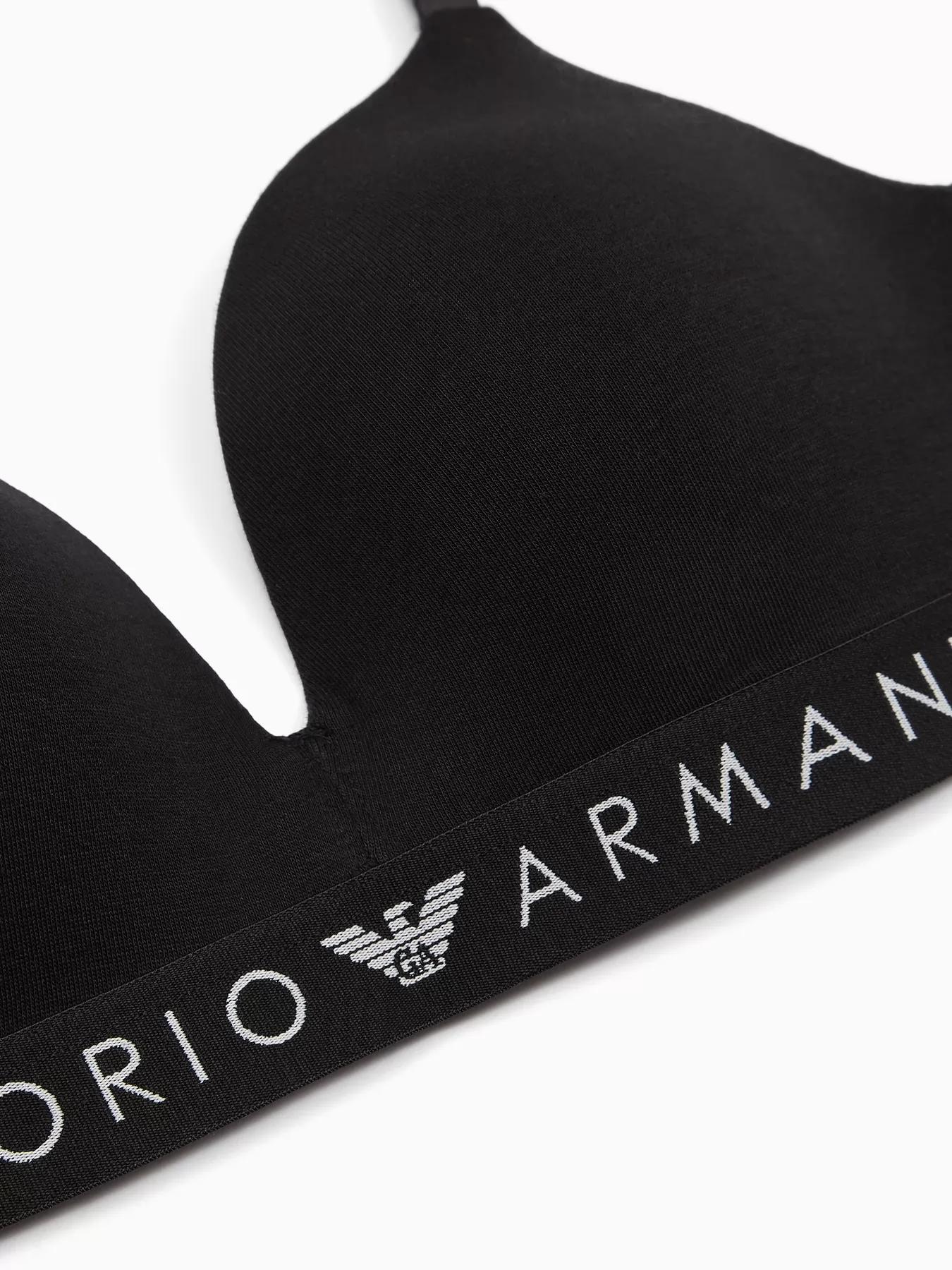 Czarny Biustonosz Emporio Armani 1648834F227 - zdjęcie 4