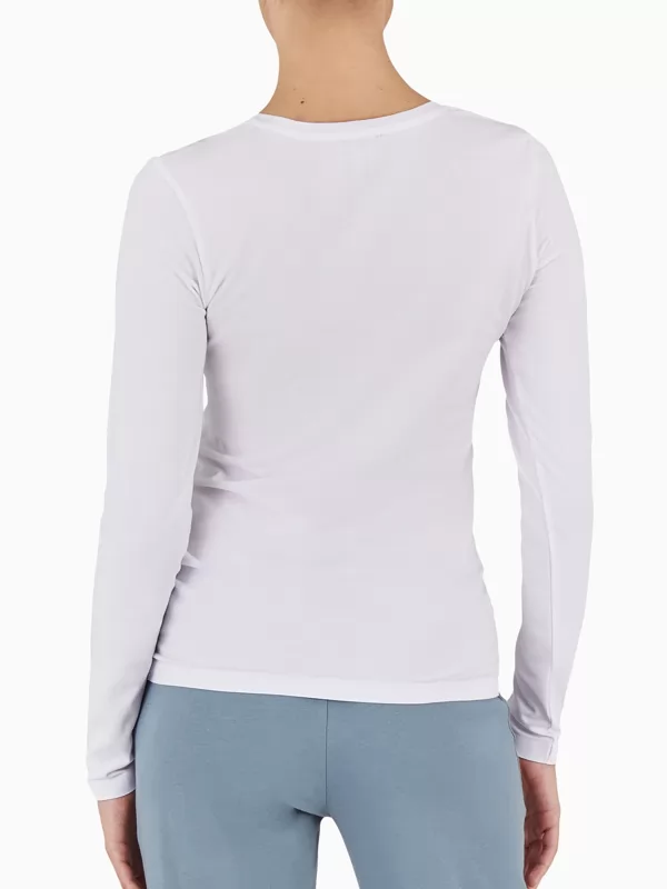 Biały Koszulka damska Emporio Armani 1632294F223 - zdjęcie 2