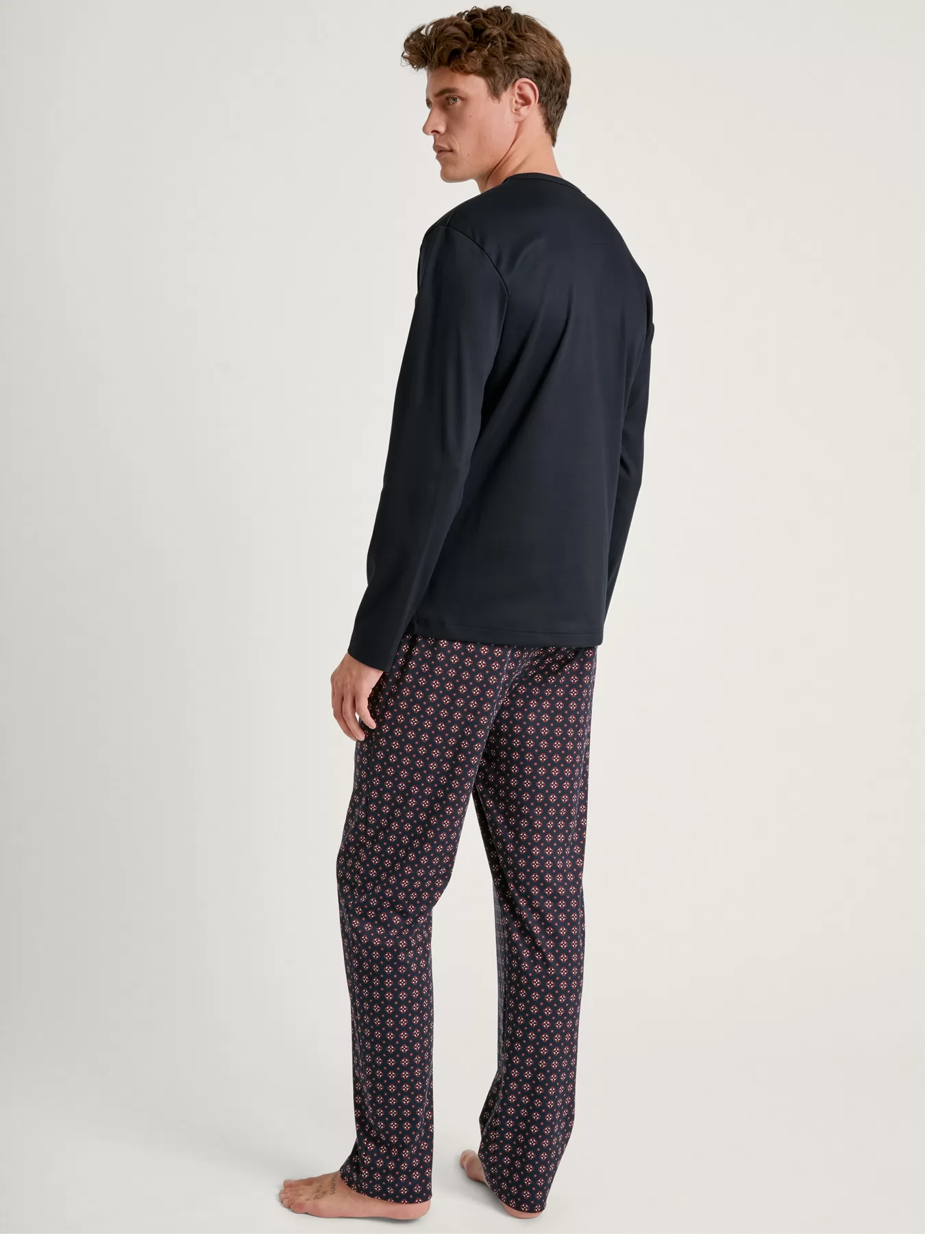 Granatowy, wielobarwny Piżama męska Calida Relax Comfy 45282 - zdjęcie 2