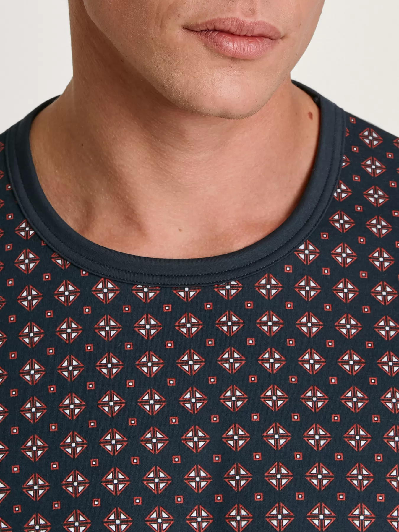 Granatowy, wielobarwny Piżama męska Calida Relax Comfy 45482 - zdjęcie 4