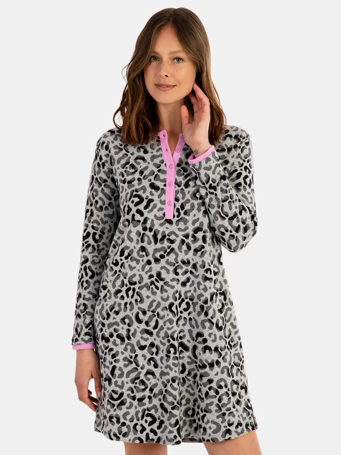 Szary, wielobarwny Koszula nocna Massana 747229 - zdjęcie 1