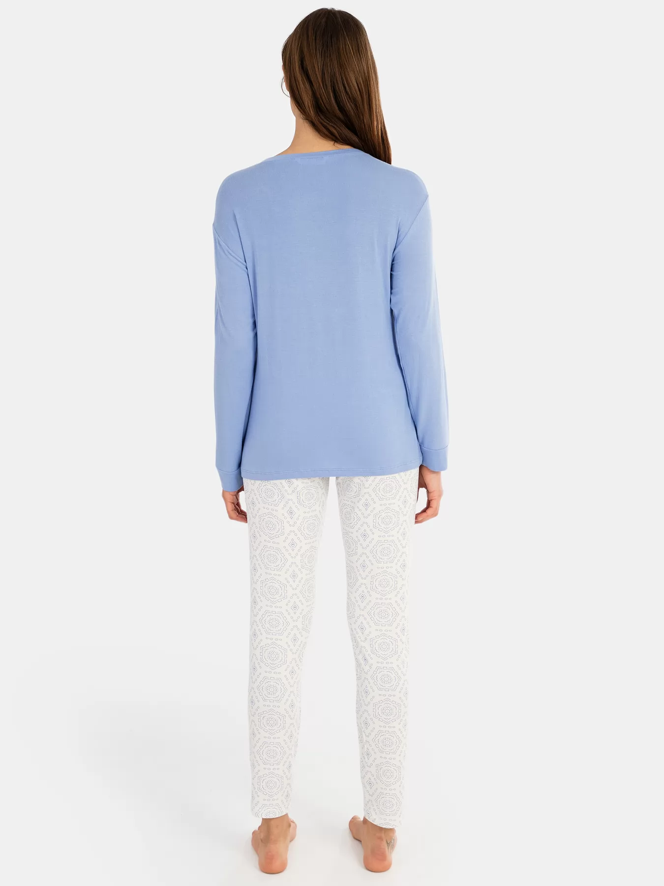 Niebieski, wielobarwny Piżama damska Massana 741268 - zdjęcie 2