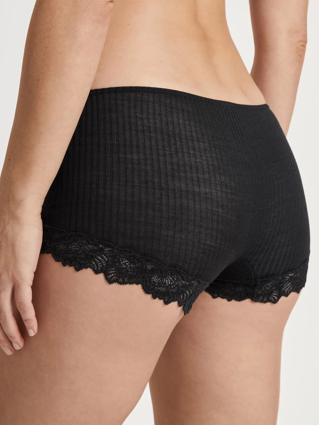 Czarny Jedwabne figi Calida Silky Wool Joy 24499 - zdjęcie 2