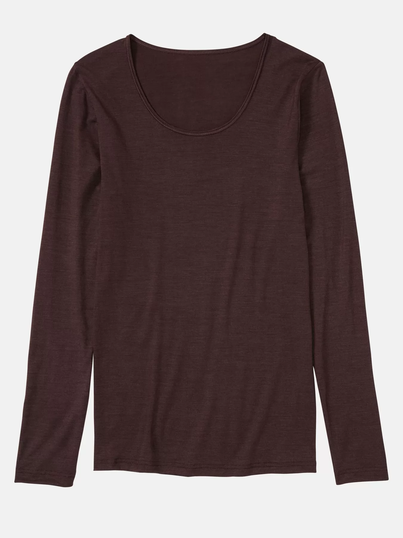 Brązowy Koszulka Sylvia Speidel Sanja Wool Tencel 50349 - zdjęcie 3