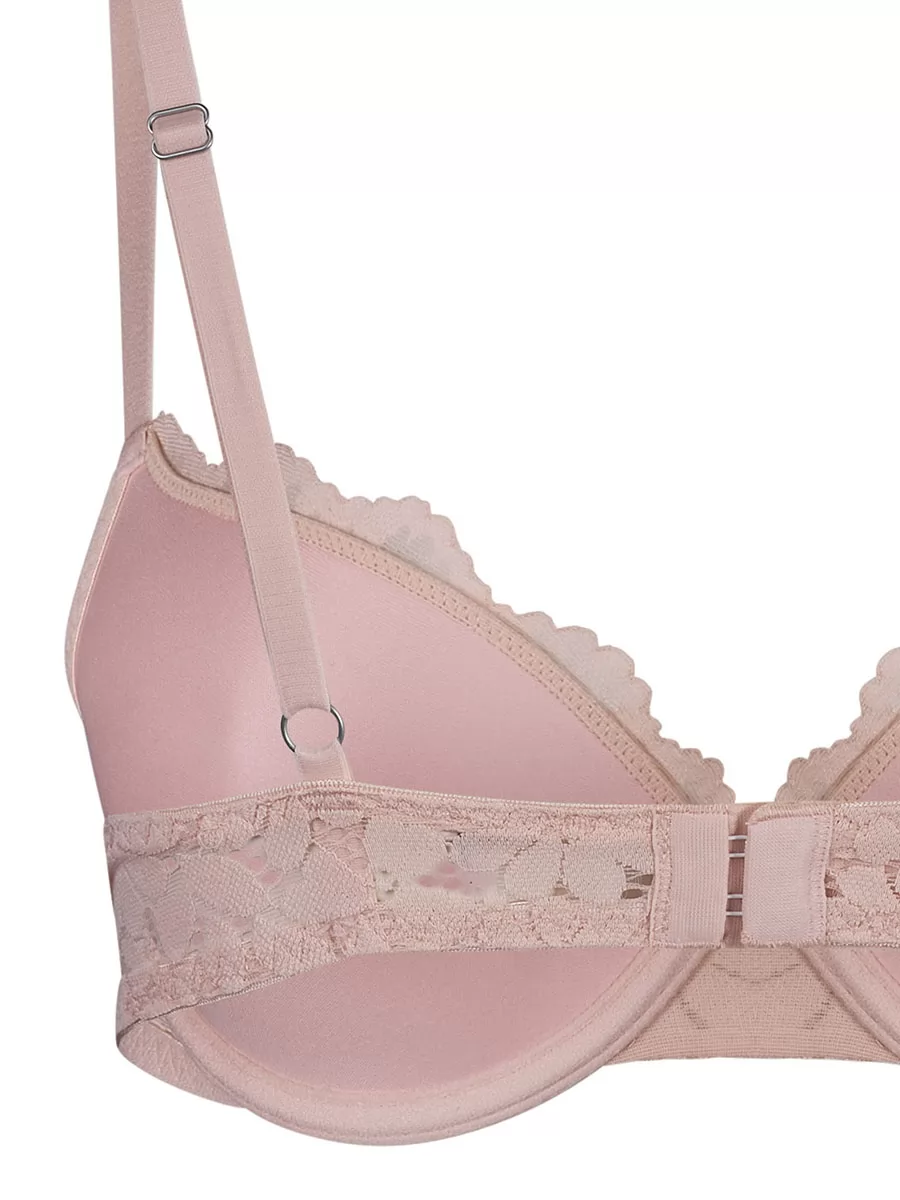 Pudrowy róż, różowy Biustonosz push-up Skiny Wonderfulace 083408 - zdjęcie 3