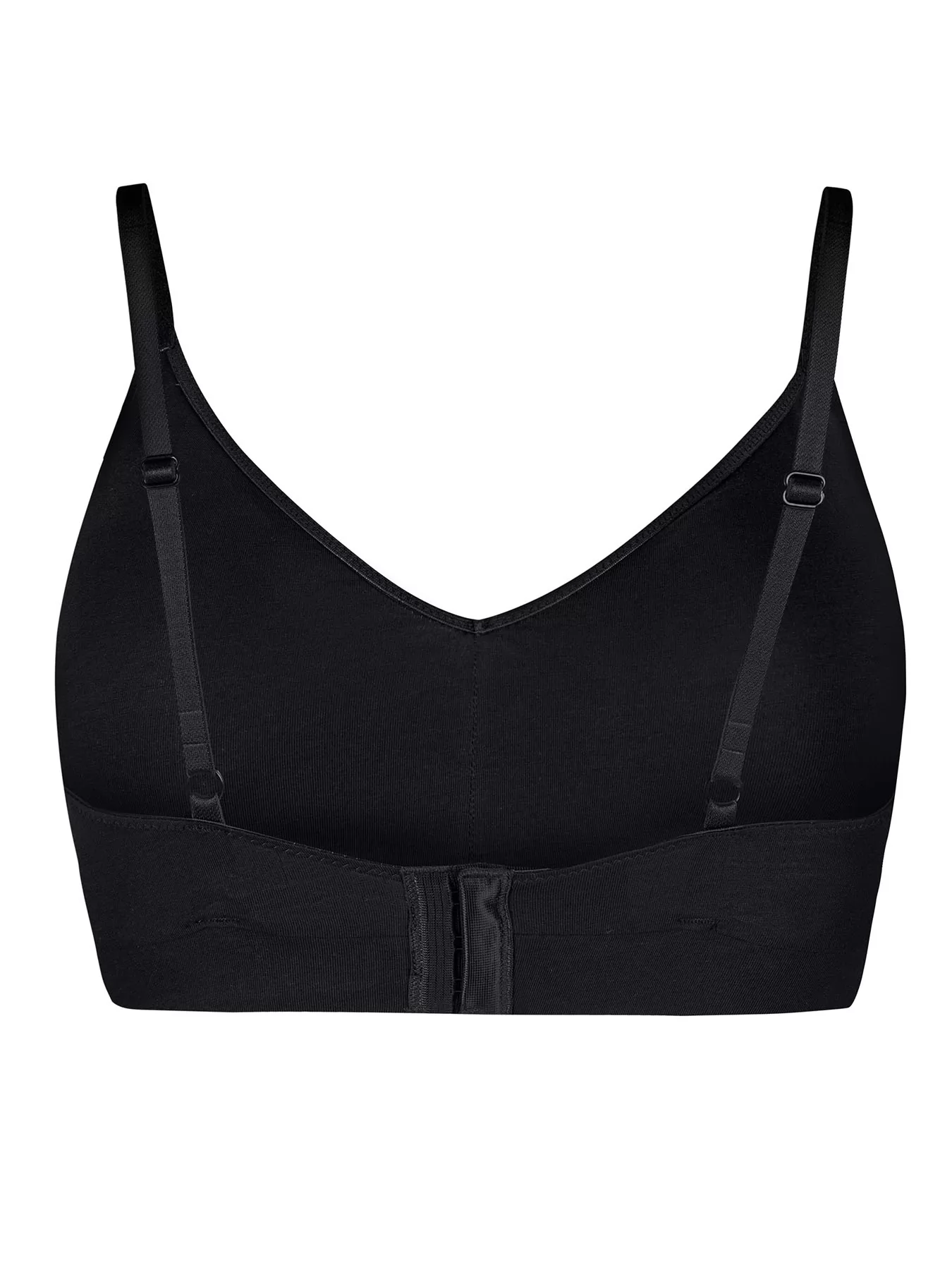 Czarny Biustonosz bez fiszbin Skiny Cotton Essentials 080478 - zdjęcie 5