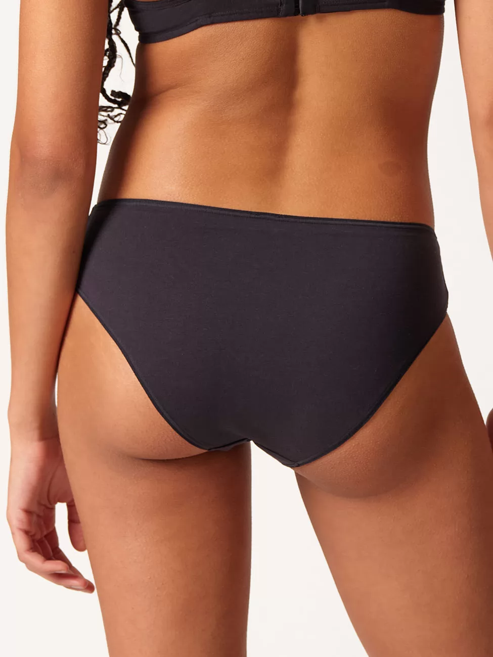 Czarny Figi midi Skiny Every Day in Cotton 082638 - zdjęcie 2