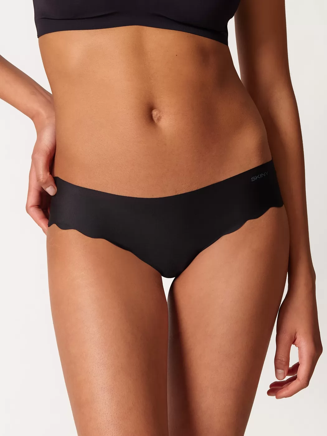 Czarny Figi Skiny Micro Essentials 082663 - zdjęcie 1