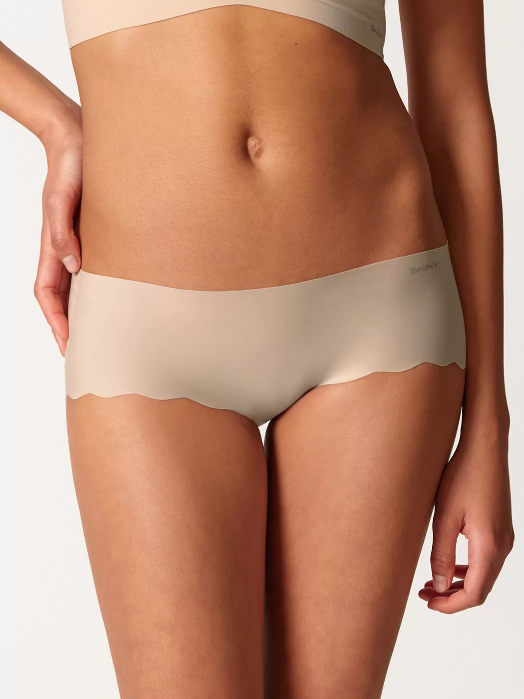 Beżowy Bokserki damskie Skiny Micro Essentials 082688 - zdjęcie 1