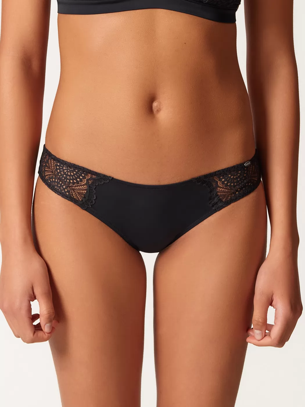 Czarny Figi Skiny Micrornaments 082698 - zdjęcie 1