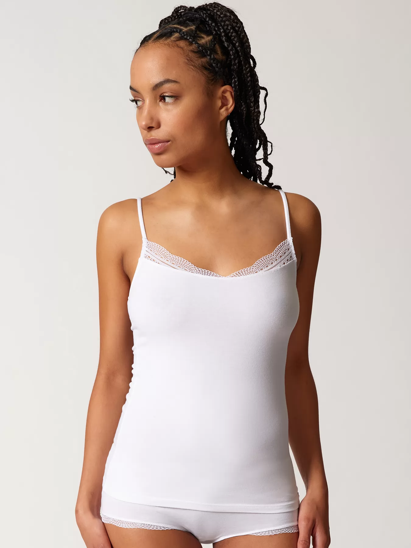 Biały Koszulka damska Skiny Classicotton 082001 - zdjęcie 1