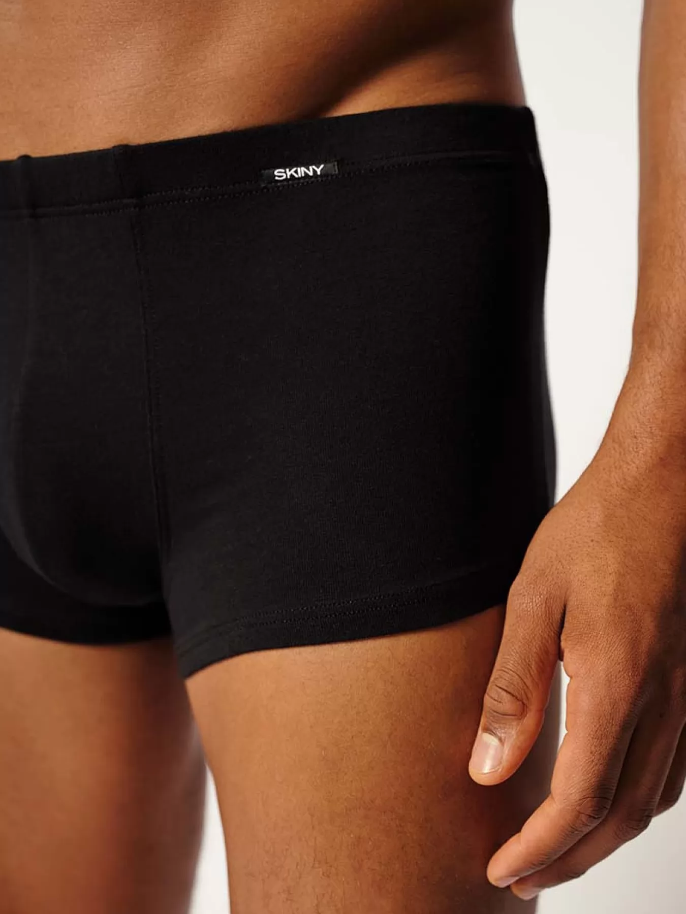 Czarny Bokserki męskie 2PACK Skiny Advantage Men 086975 - zdjęcie 4