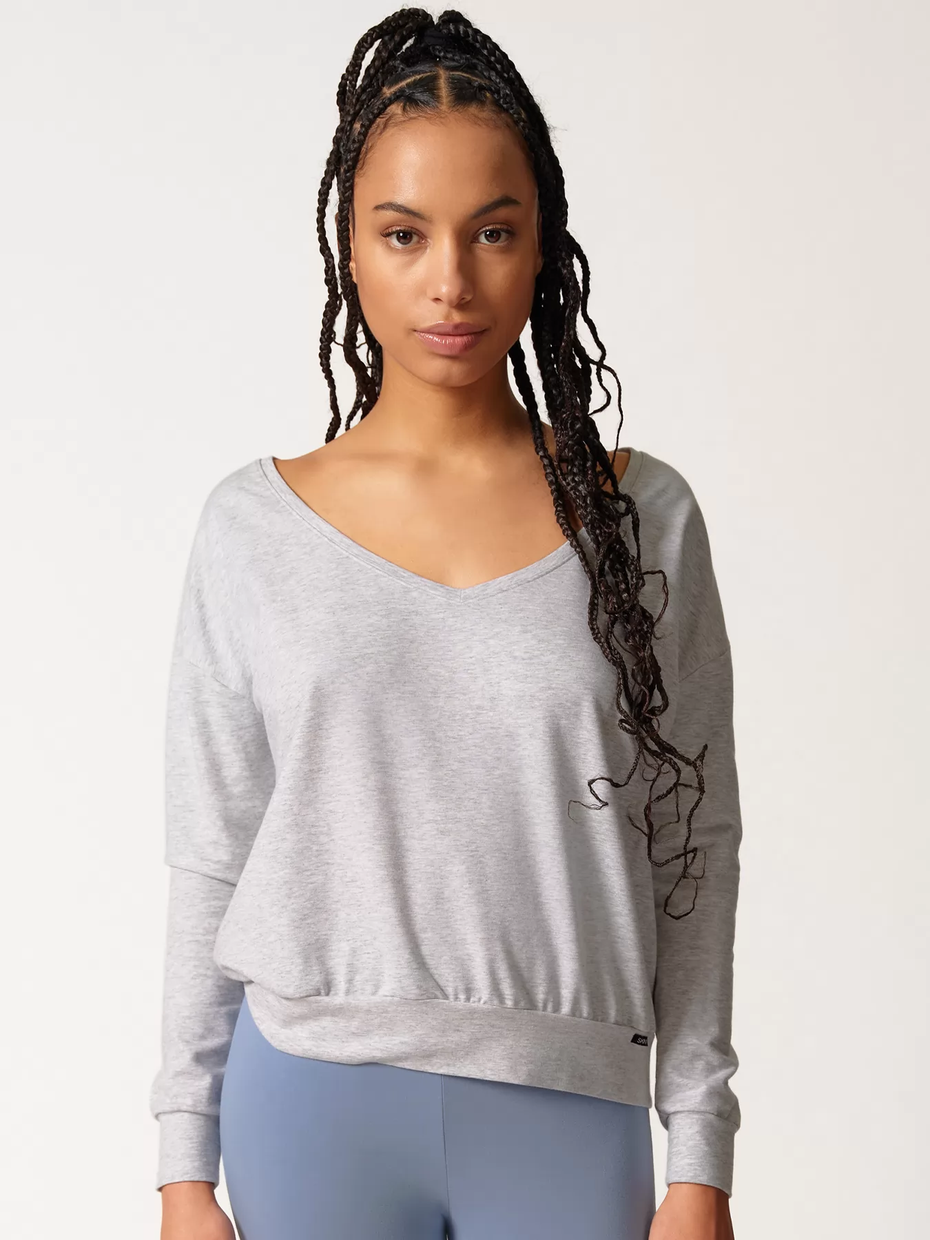 Szary Koszulka damska Skiny Every Night in Mix&Match 082617 - zdjęcie 1