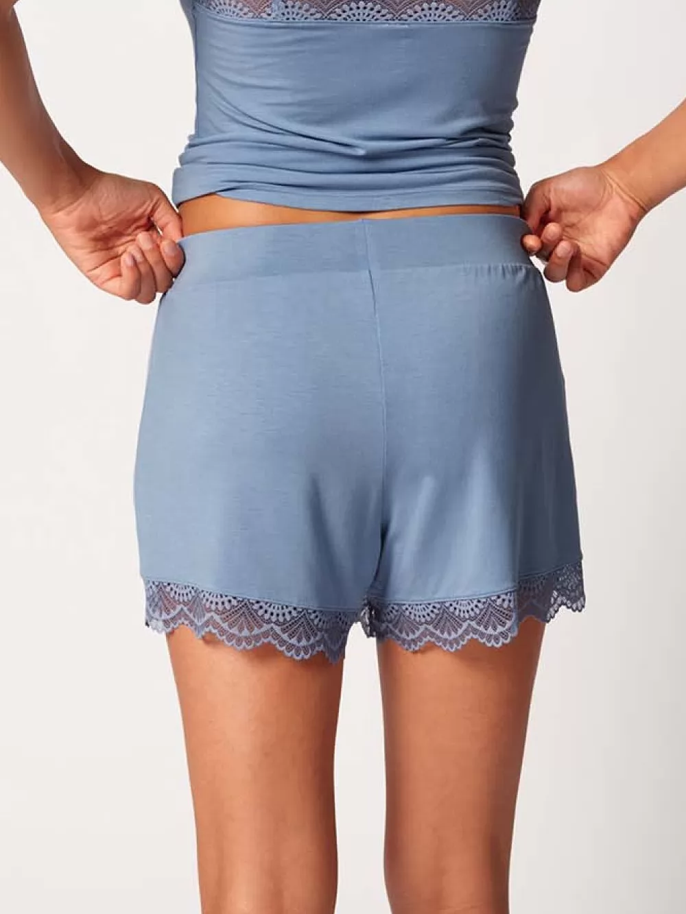 Niebieski Spodenki damskie Skiny Every Night in Mix&Match 082615 - zdjęcie 2