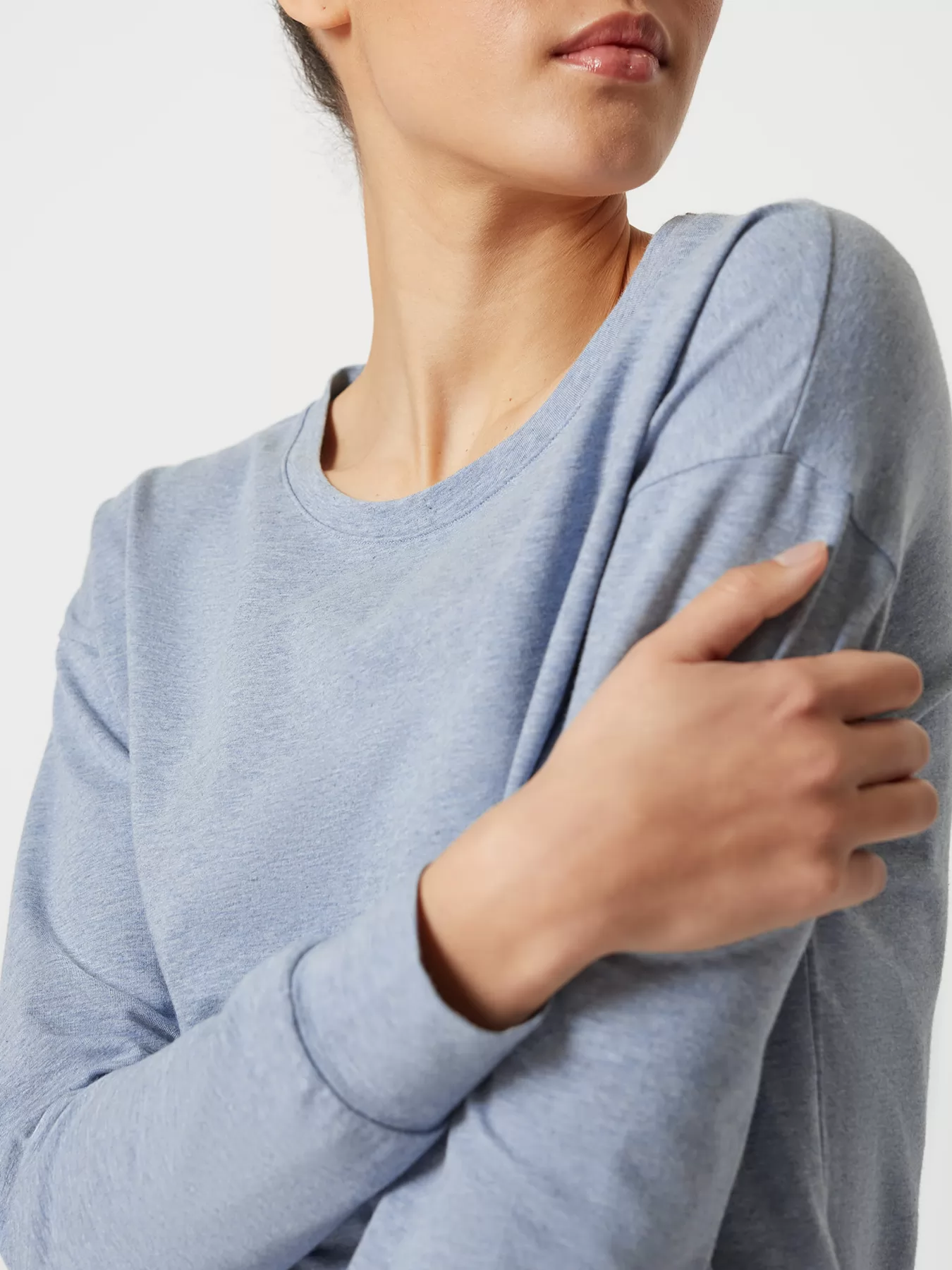 Niebieski Koszulka damska Skiny Every Night in Mix&Match 080775 - zdjęcie 3