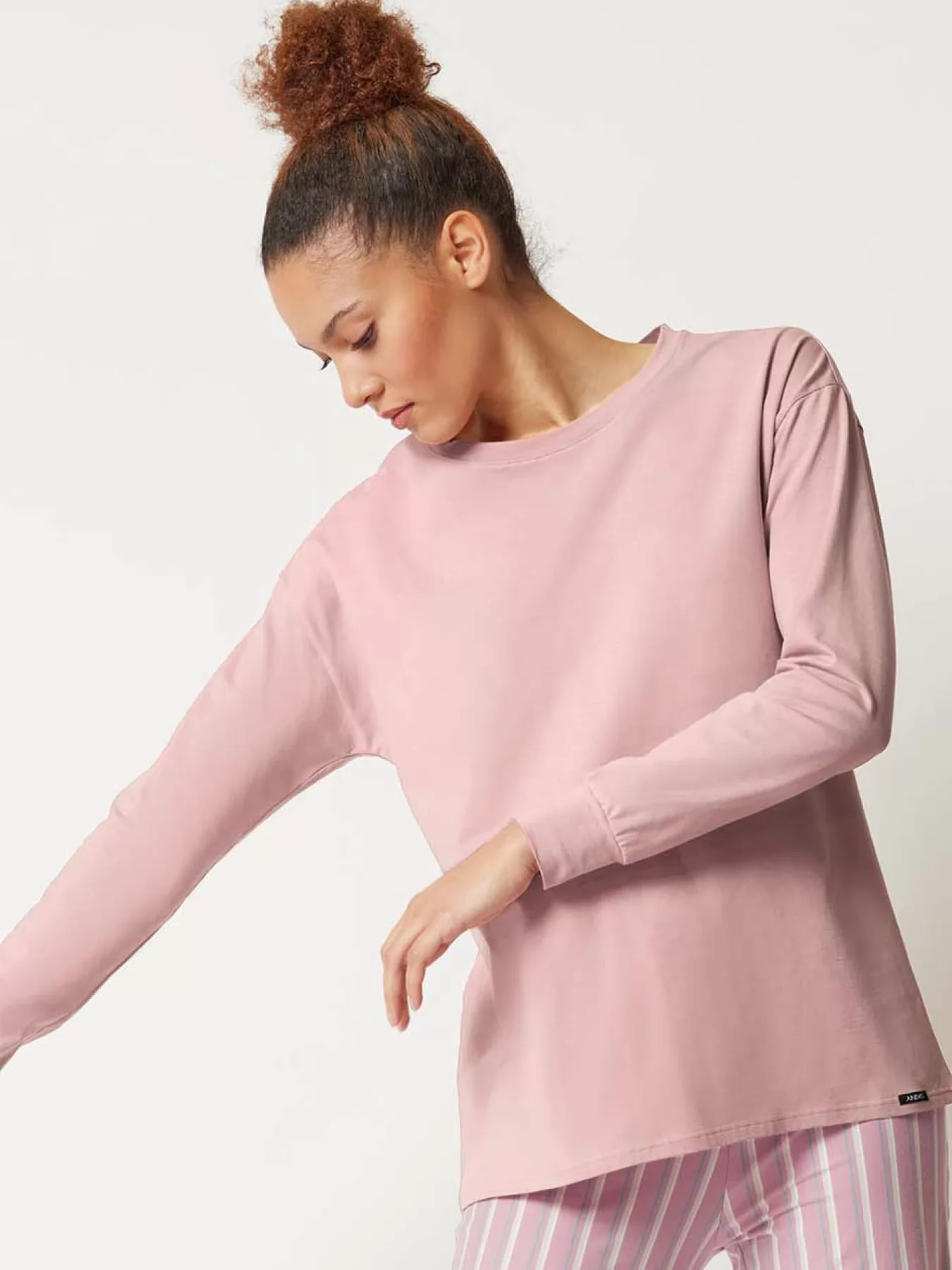 Różowy Koszulka damska Skiny Every Night in Mix&Match 080775 - zdjęcie 1