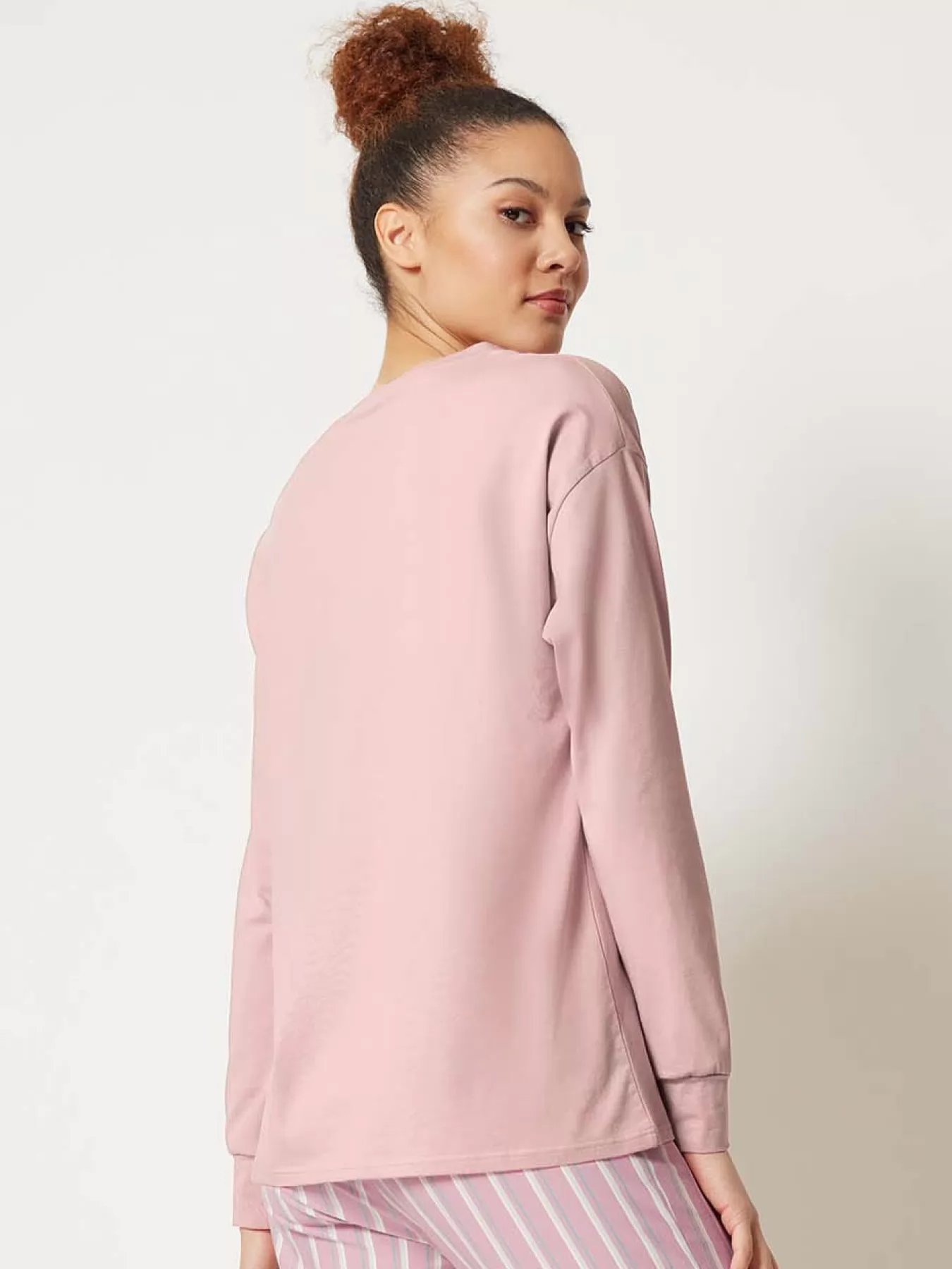 Różowy Koszulka damska Skiny Every Night in Mix&Match 080775 - zdjęcie 2