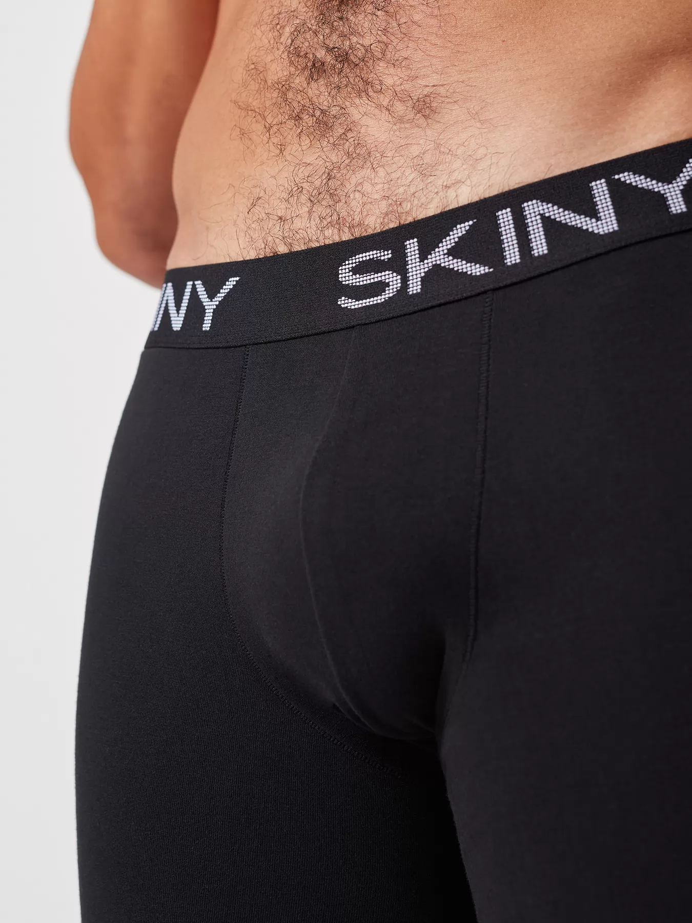 Czarny Bokserki męskie 2PACK Skiny Cotton Multipack 080686 - zdjęcie 4