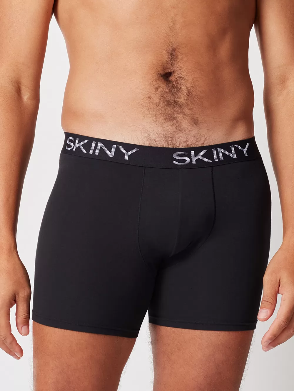 Czarny Bokserki męskie 2PACK Skiny Cotton Multipack 080686 - zdjęcie 1