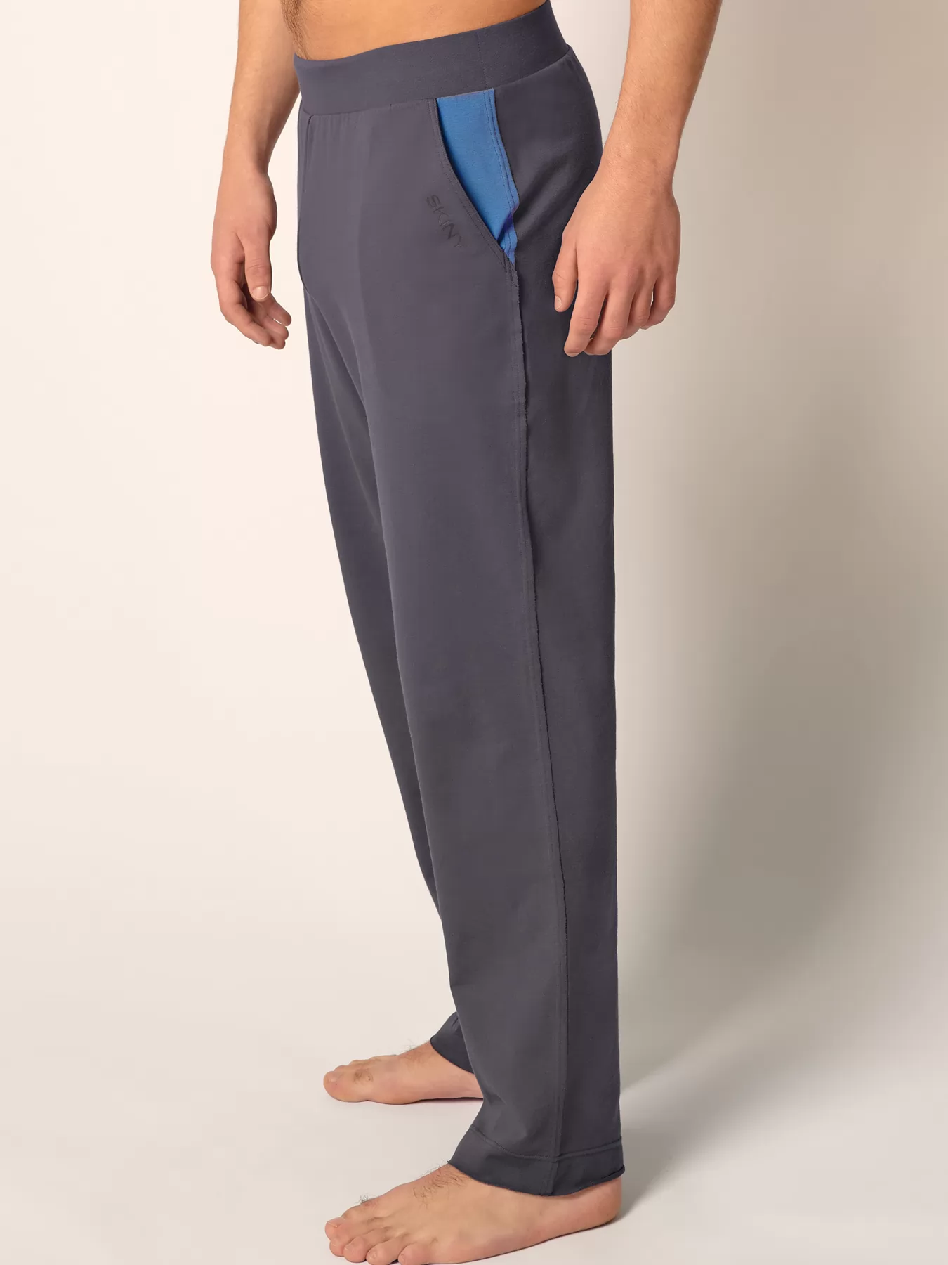 Antracytowy Spodnie męskie Skiny Every Night in Mix&Match 080988 - zdjęcie 1