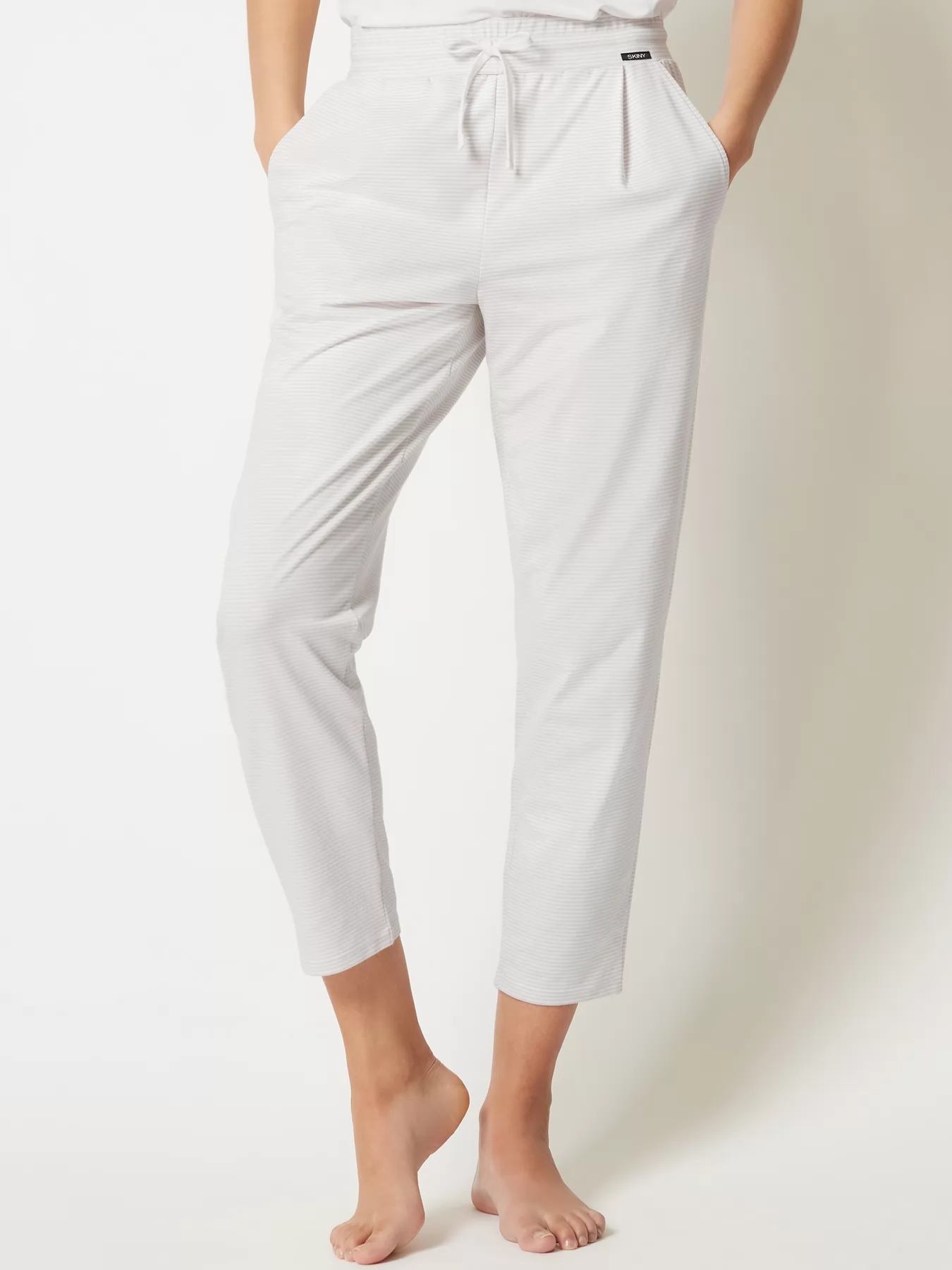 Srebrny Spodnie damskie Skiny Every Night in Mix&Match 080780 - zdjęcie 1