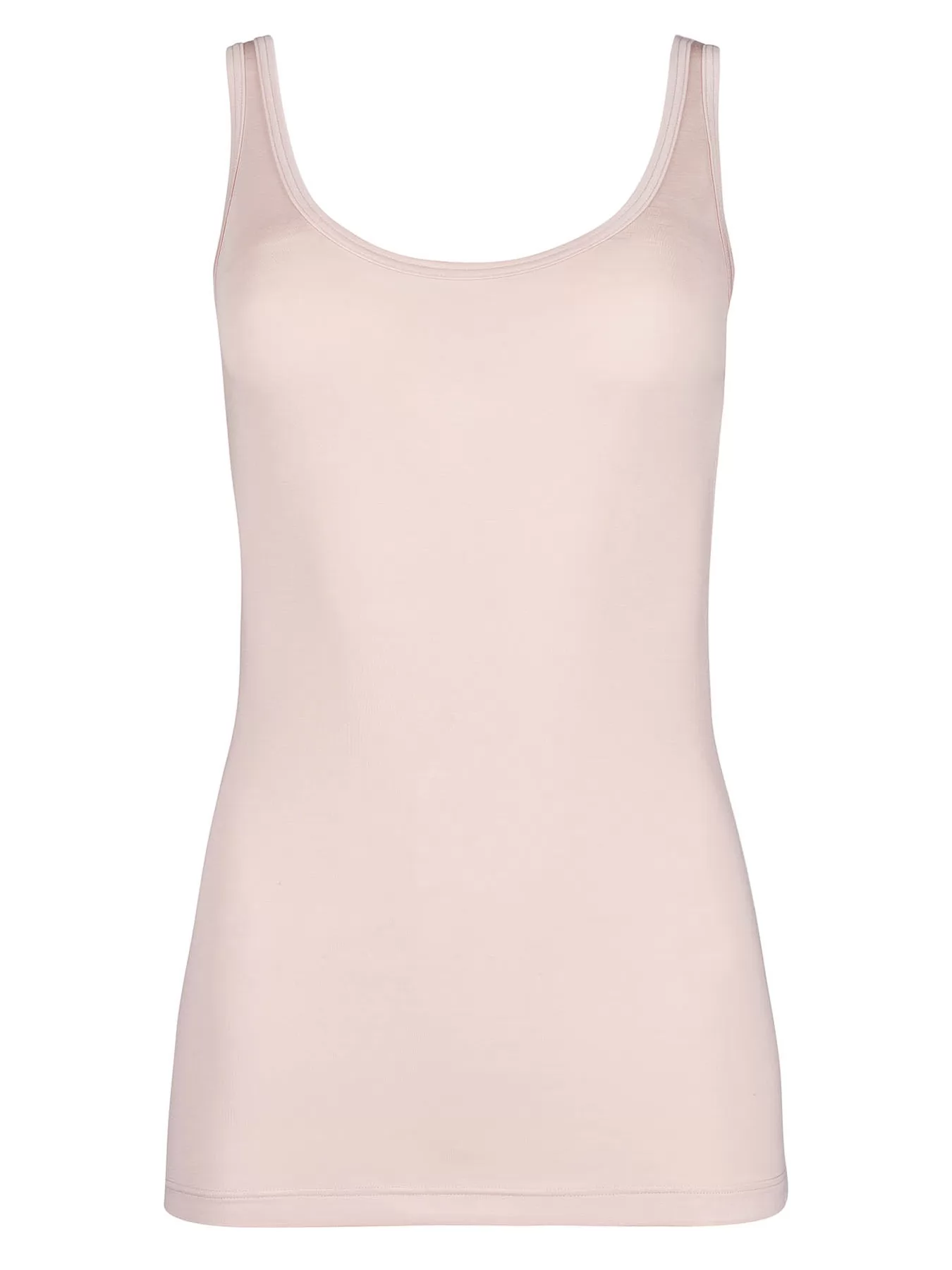 Pudrowy róż Top damski Huber Soft Modal 016038 - zdjęcie 3