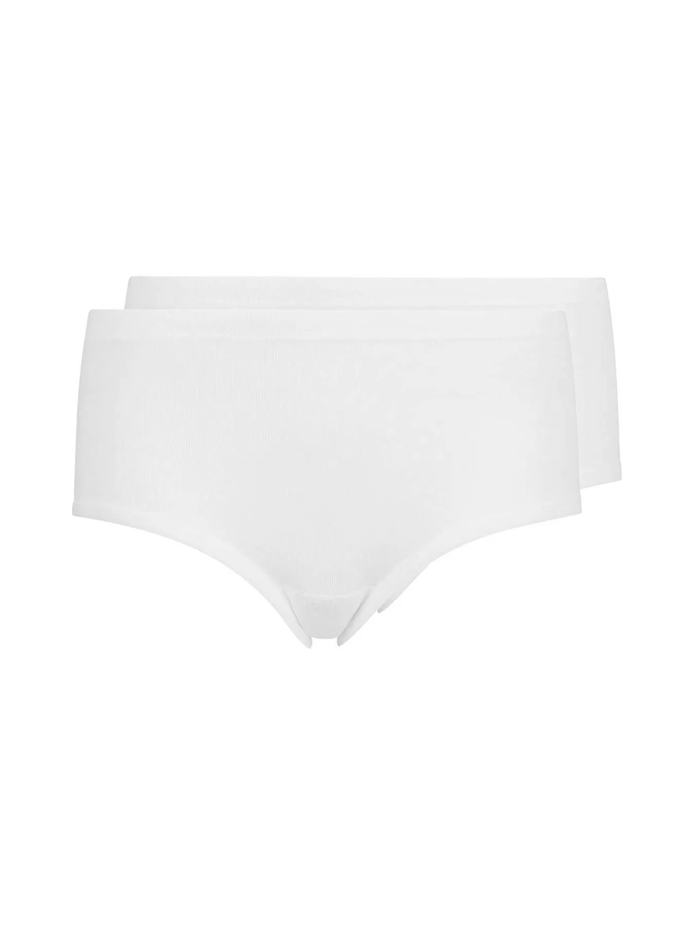 Biały Figi damskie 2PACK Huber Cotton Fine Rib 016201 - zdjęcie 2