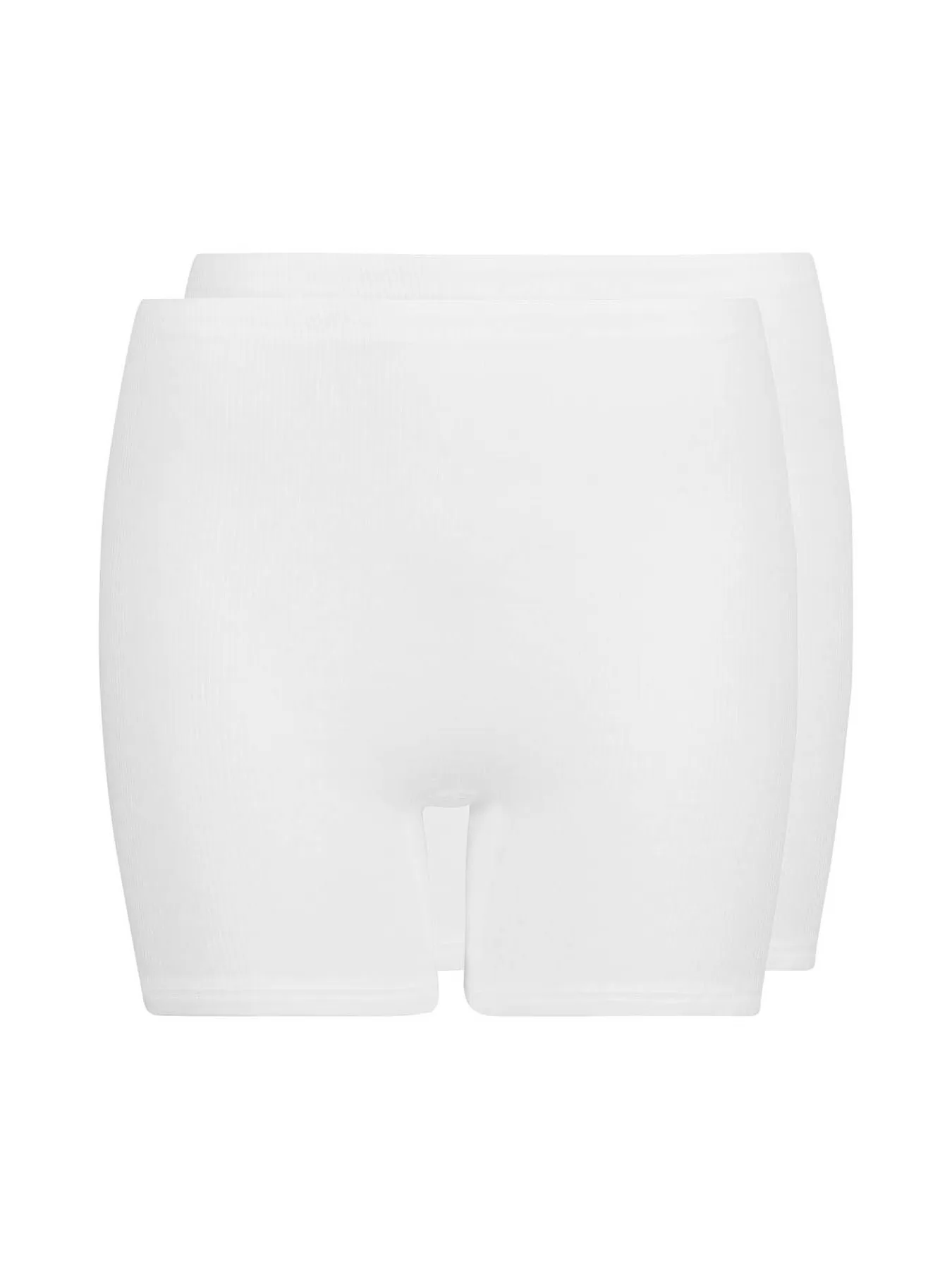 Biały Figi damskie 2PACK Huber Double Rib 016307 - zdjęcie 2