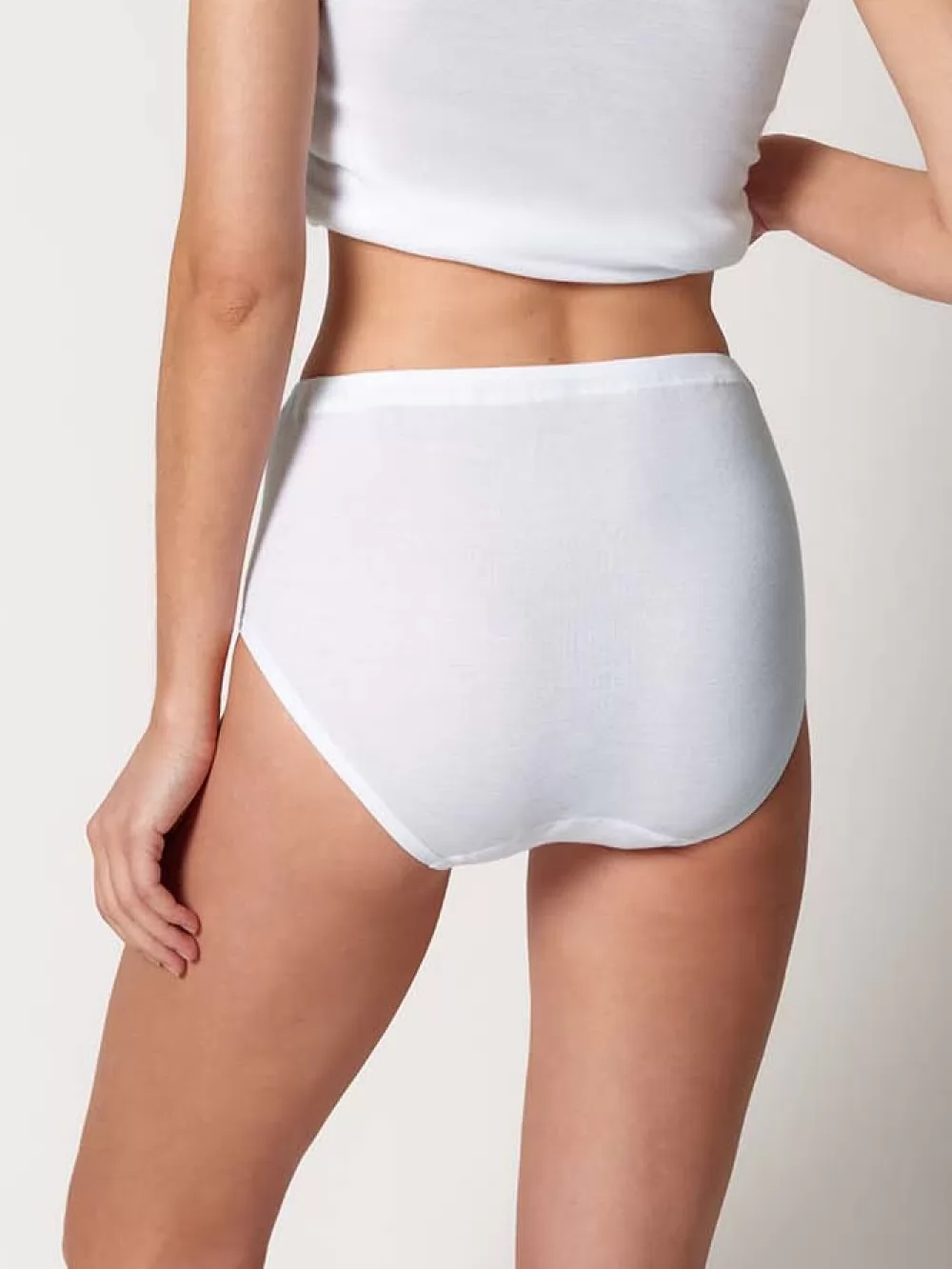 Biały Figi damskie 2PACK Huber Extra Fine 016016 - zdjęcie 3