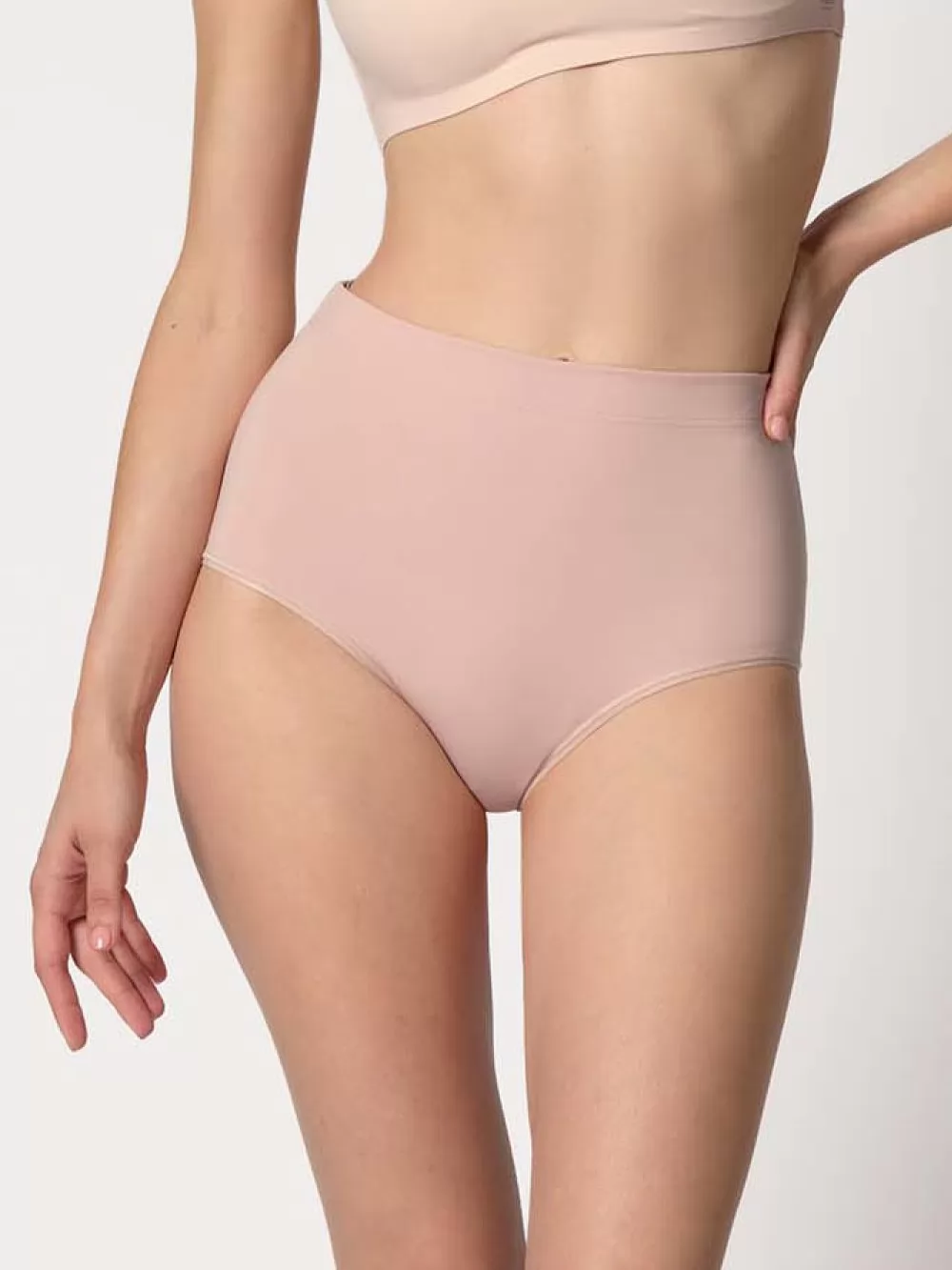 Pudrowy róż Figi damskie Huber Perfect Shape 010225 - zdjęcie 1