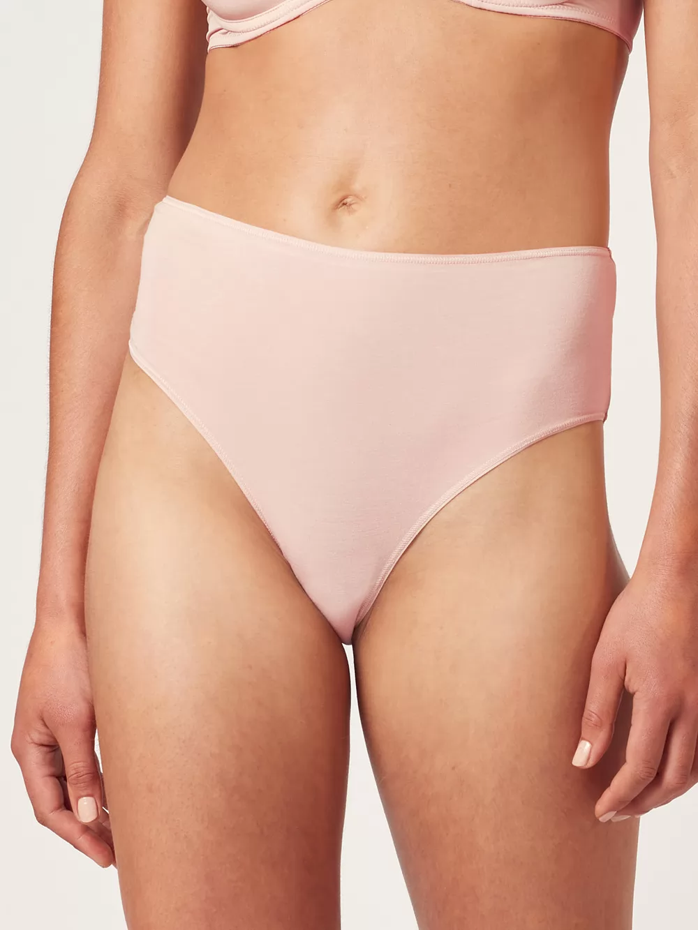 Pudrowy róż Figi damskie 2PACK Huber 010113 - zdjęcie 1