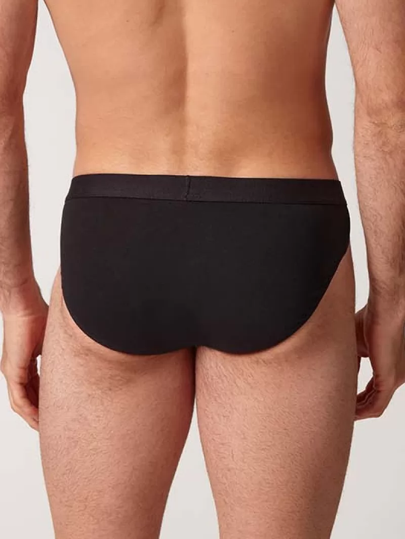 Czarny Slipy męskie 2PACK Huber 112493 - zdjęcie 3