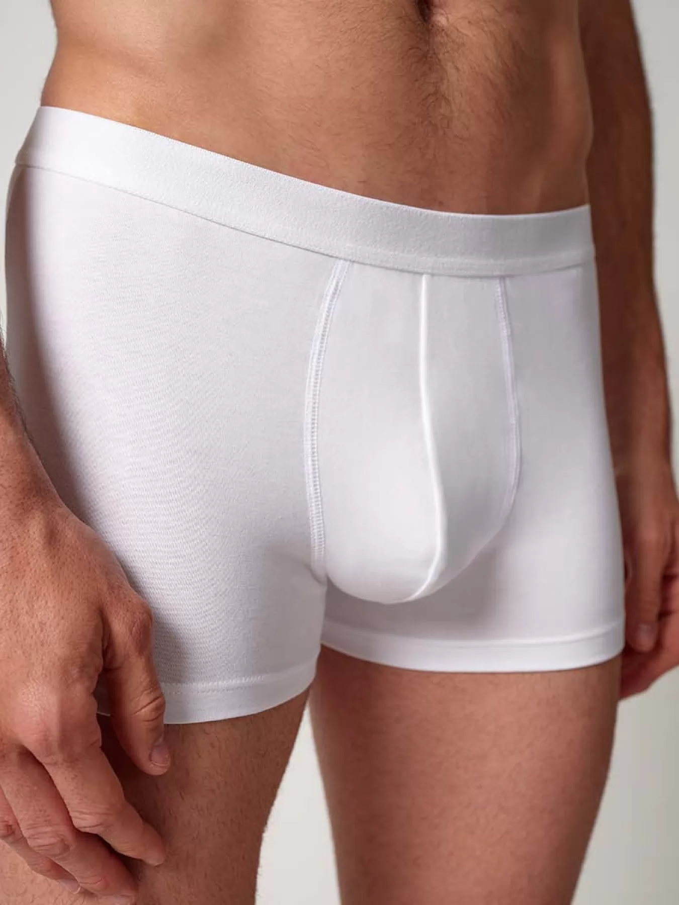 Biały Bokserki męskie 2PACK Huber 112494 - zdjęcie 4