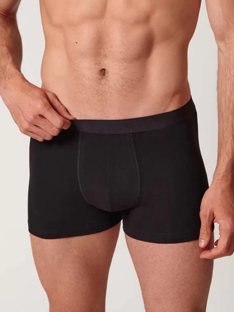 Czarny Bokserki męskie 2PACK Huber 112494 - zdjęcie 1