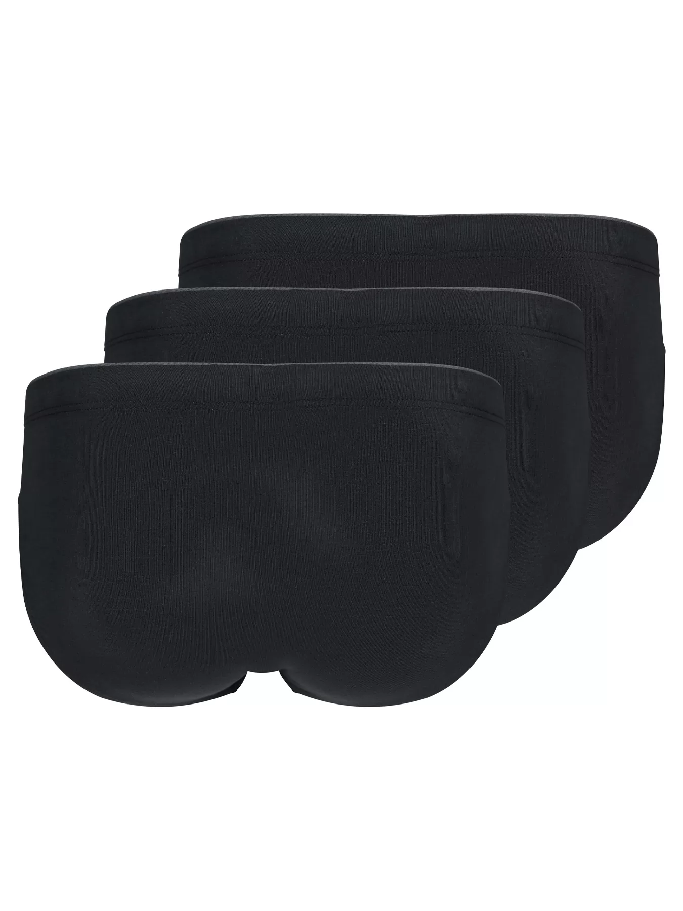 Czarny Slipy męskie 3PACK Huber 112635 - zdjęcie 5