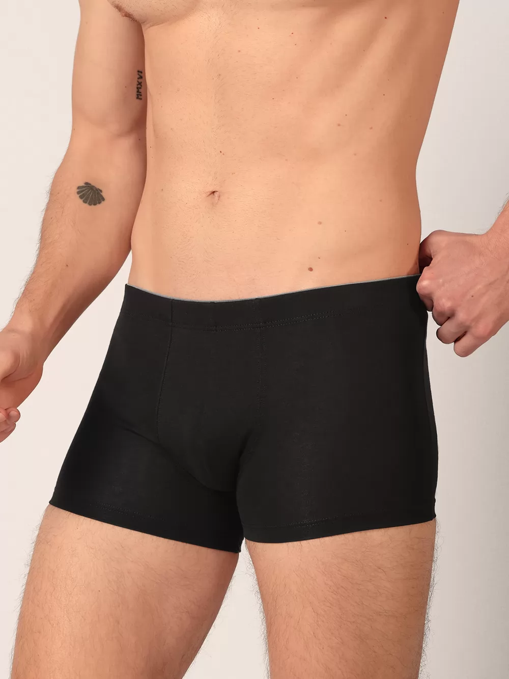 Czarny, granatowy, wielobarwny Bokserki męskie 3PACK Huber 112636 - zdjęcie 4