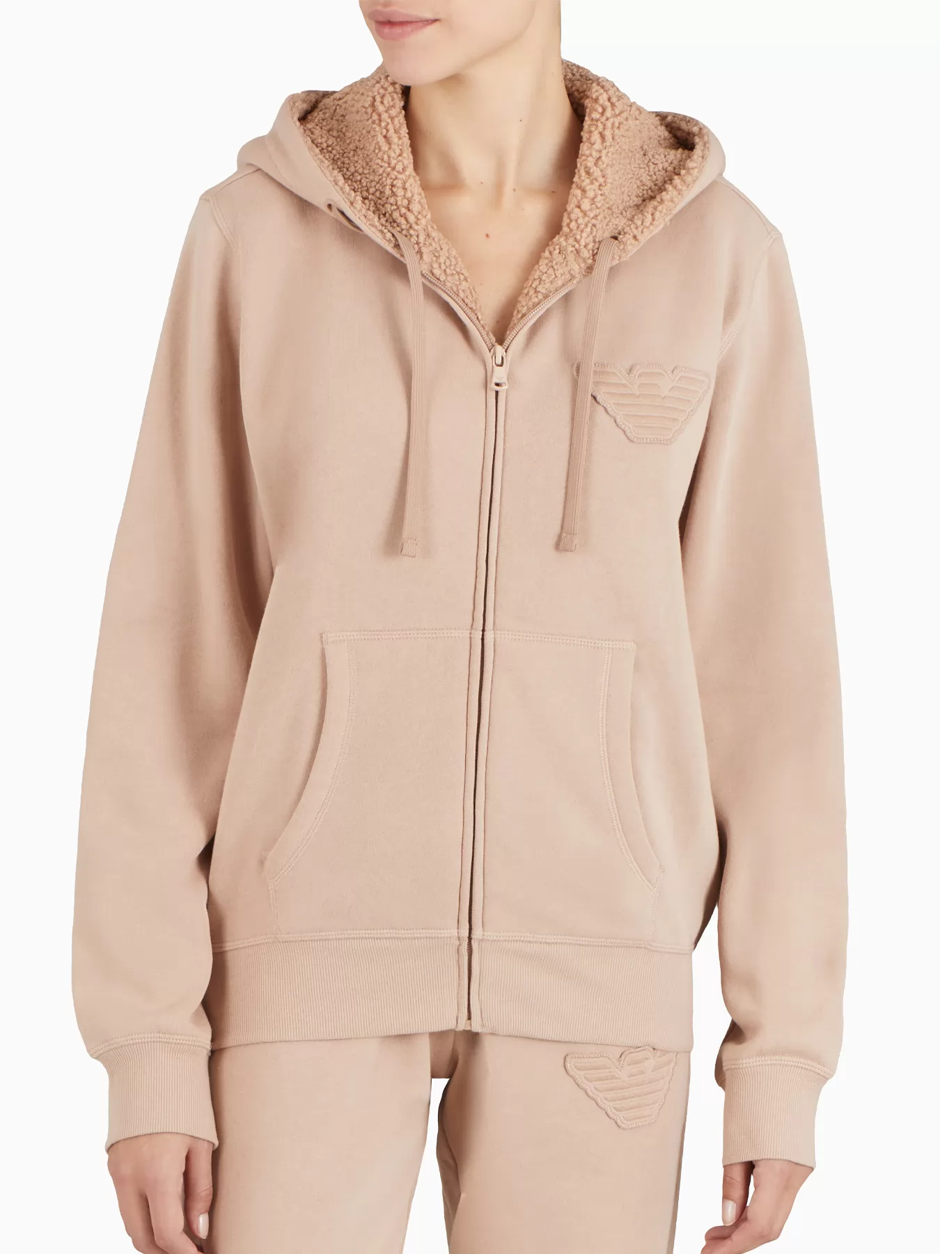 Beżowy Bluza damska Emporio Armani 1646104F256 - zdjęcie 1