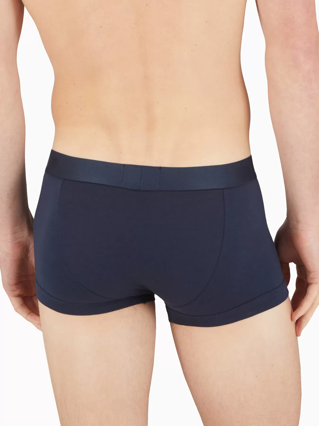 Granatowy, niebieski, wielobarwny Bokserki męskie 2PACK Emporio Armani 1112104F504 - zdjęcie 5