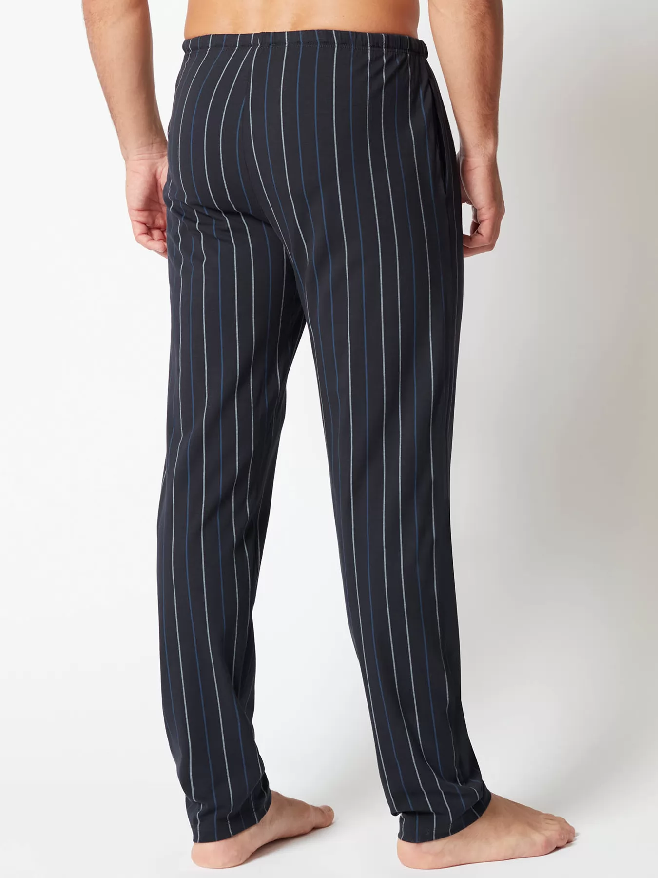 Granatowy, wielobarwny Spodnie męskie Huber Basic Selection 117104 - zdjęcie 2