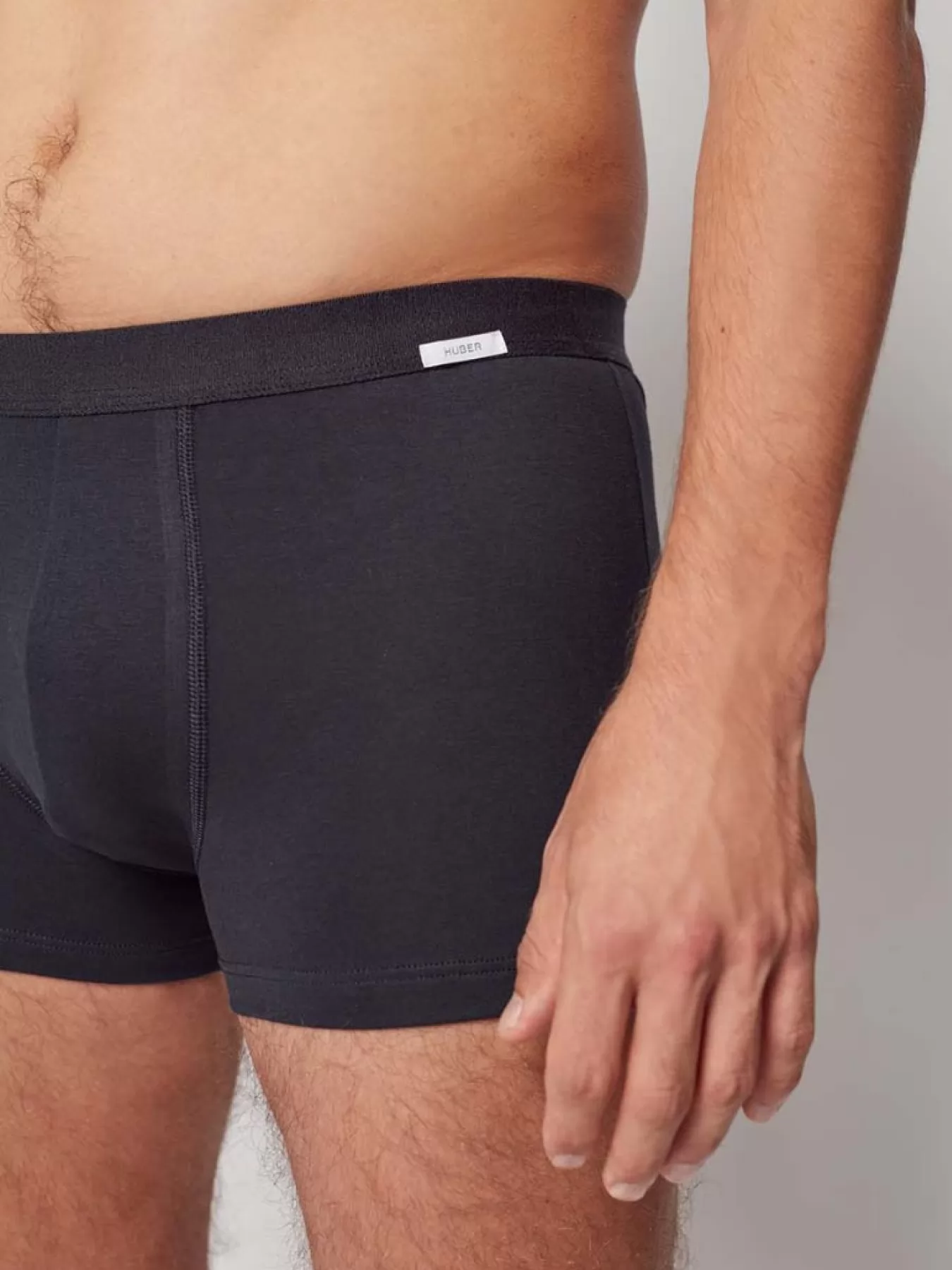 Czarny Bokserki męskie 2PACK Huber 112535 - zdjęcie 4