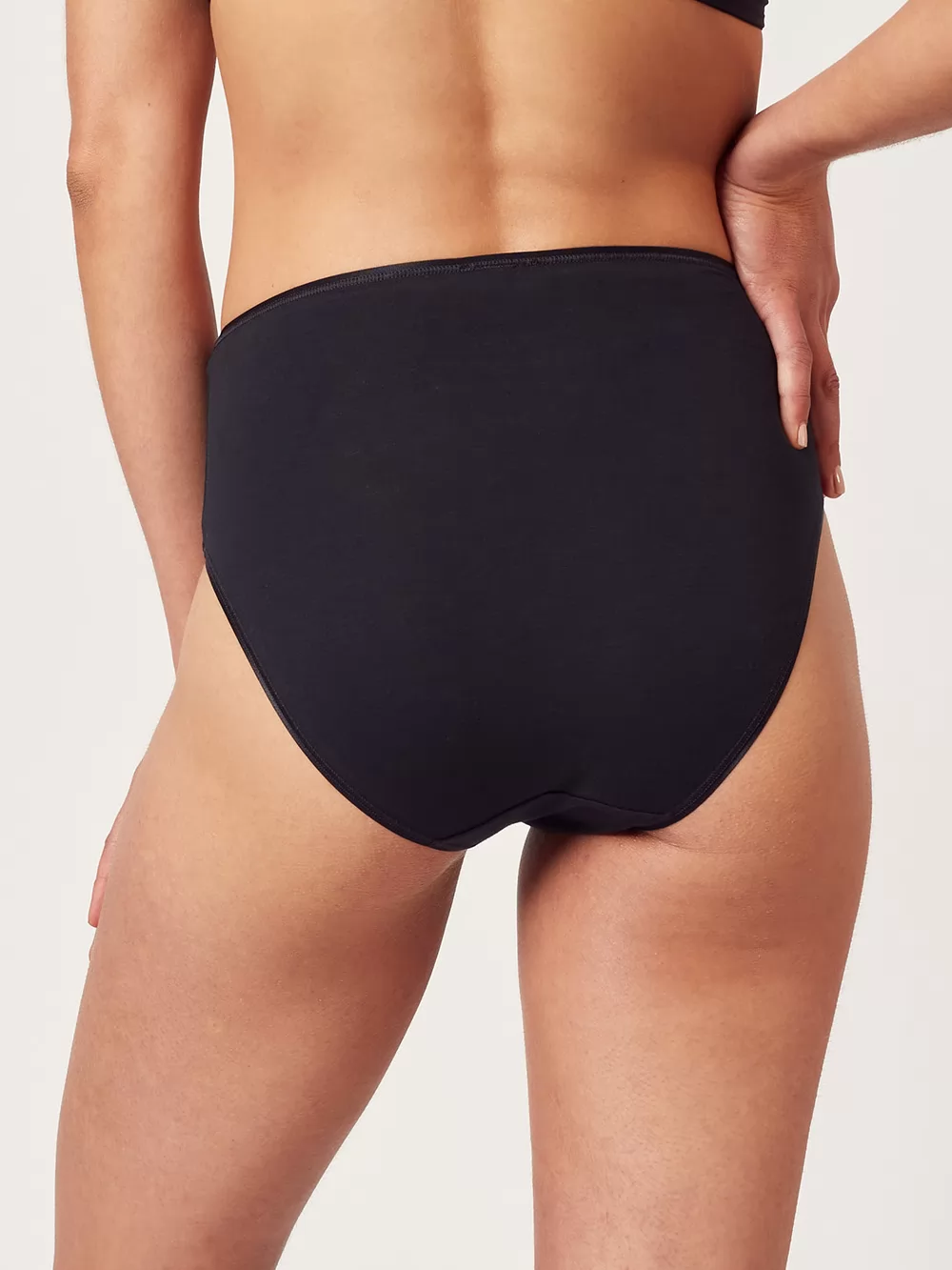 Czarny Figi damskie 2PACK Huber 010113 - zdjęcie 3