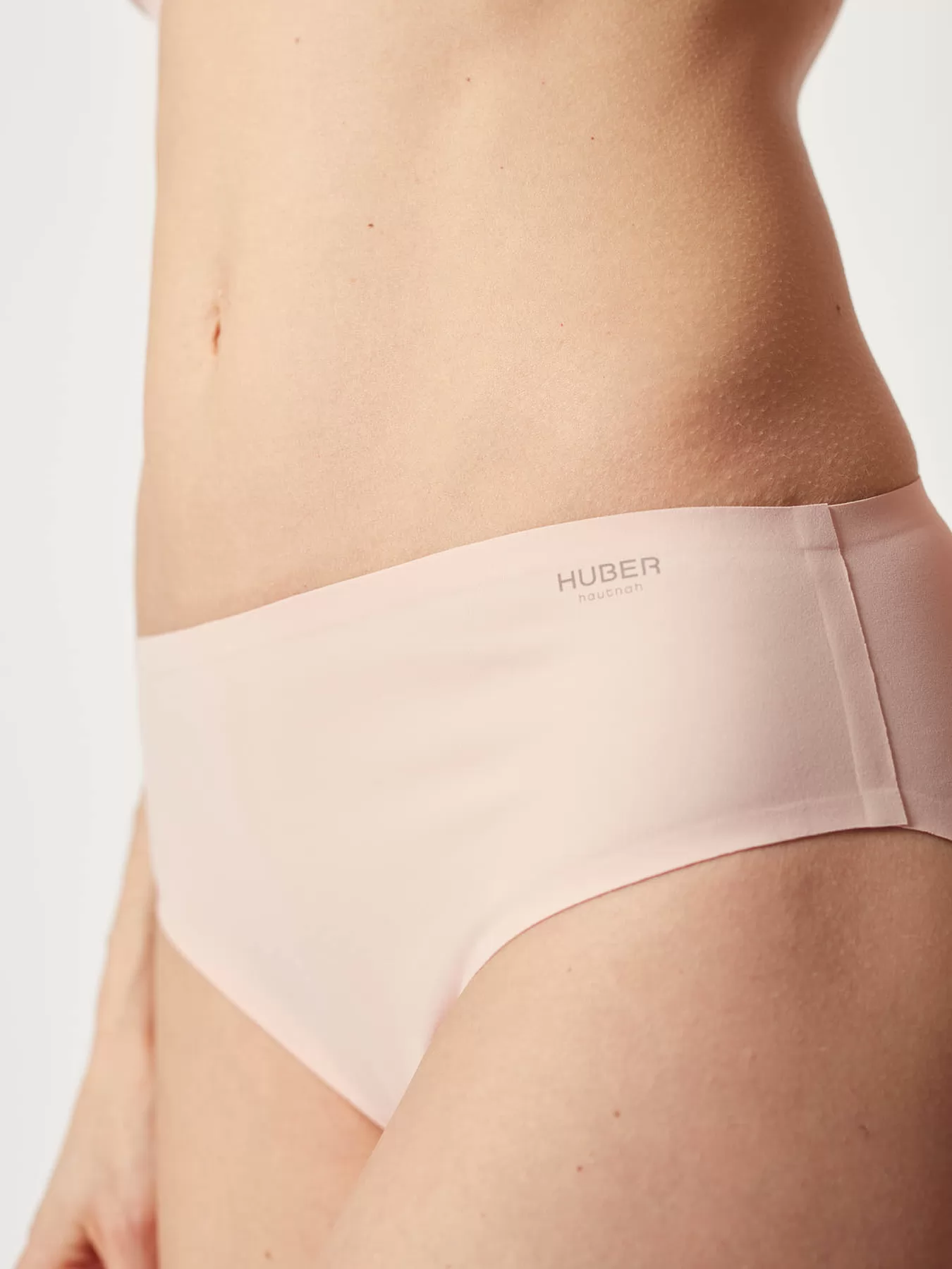 Pudrowy róż Figi damskie Huber Micro Bonded 016003 - zdjęcie 3