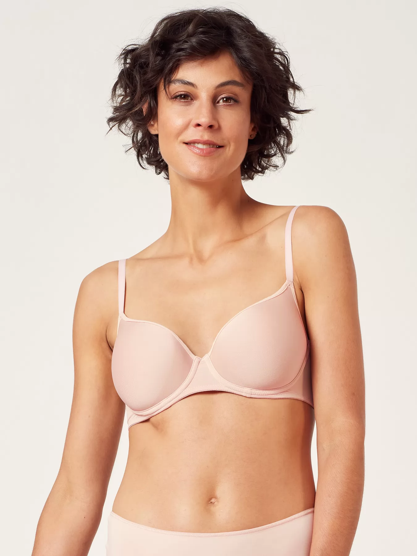 Pudrowy róż Biustonosz Huber Bra Selection 010102 - zdjęcie 1