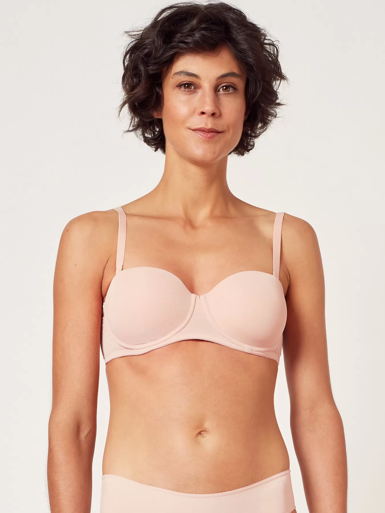 Pudrowy róż Biustonosz Huber Bra Selection 010100 - zdjęcie 1